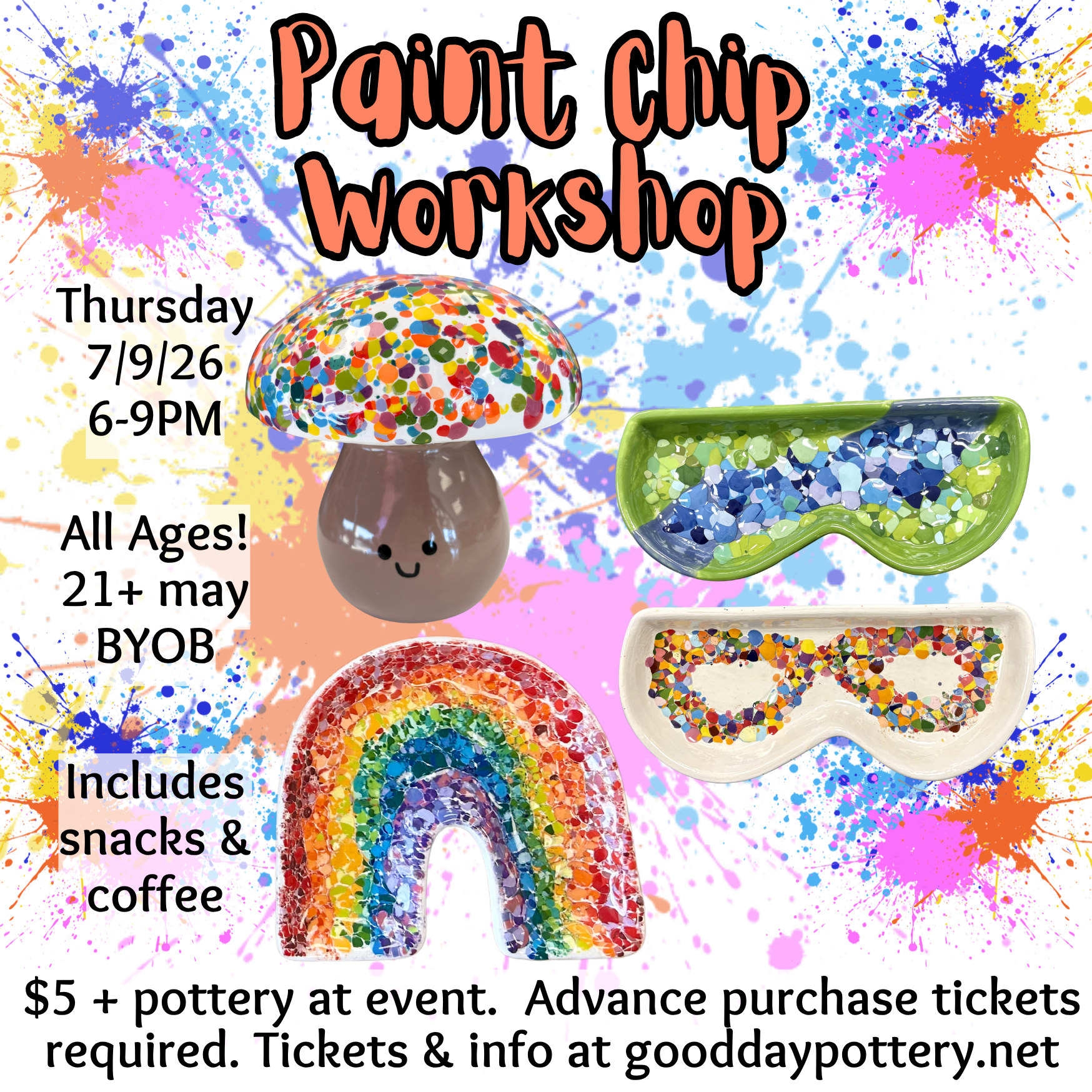 July Paint Chip Workshop