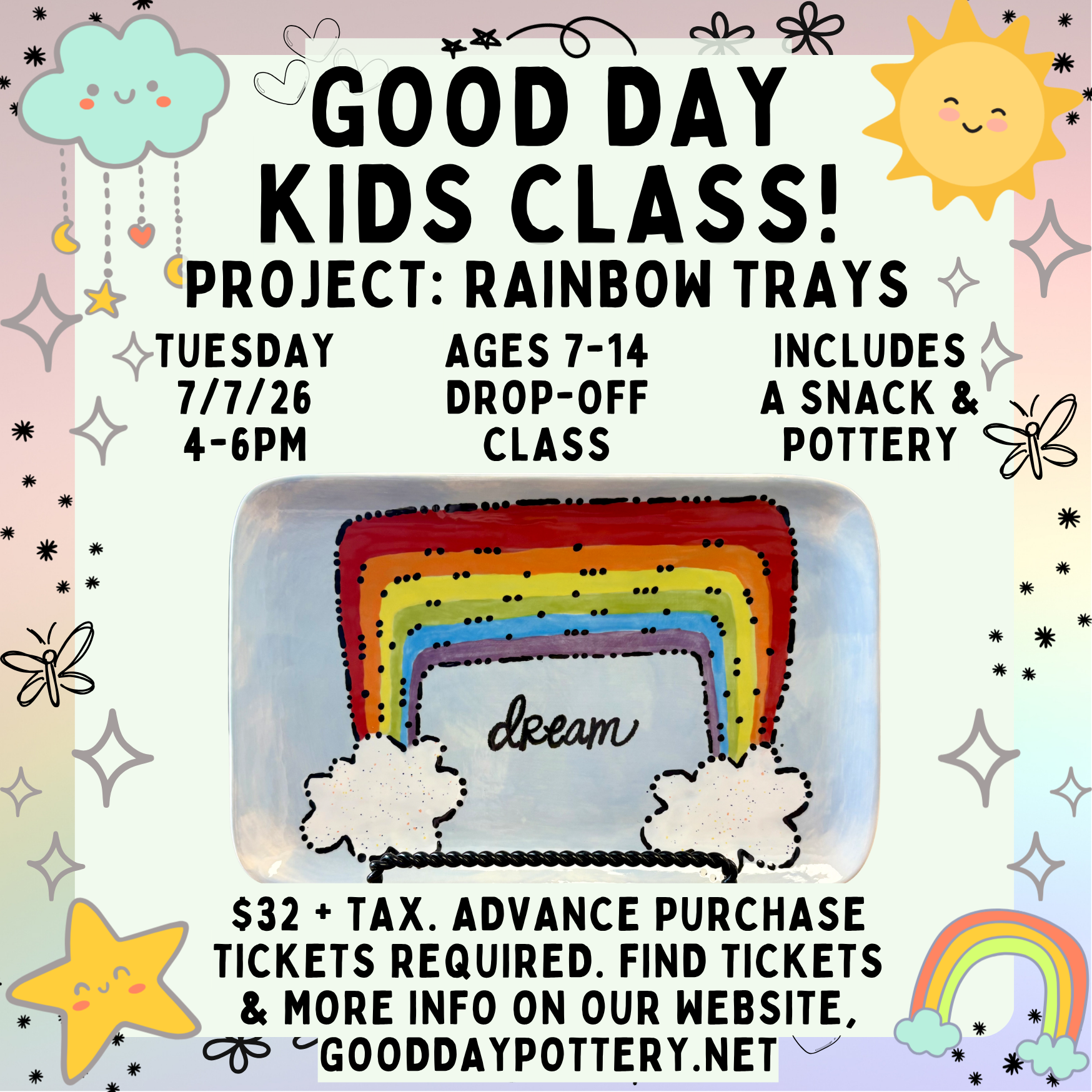 Good Day Kids Class - Rainbow Trays
