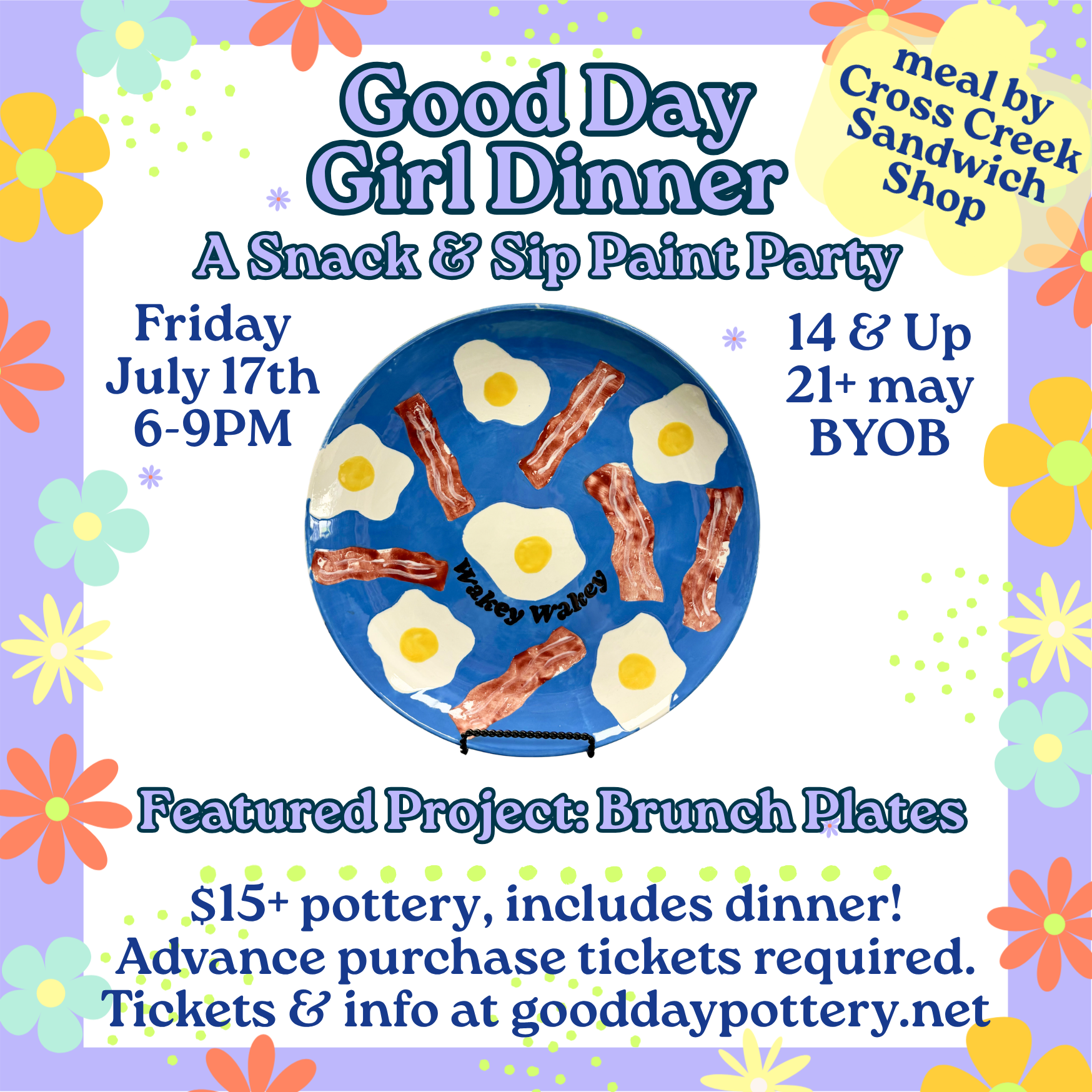 Good Day Girl Dinner - Brunch Plates
