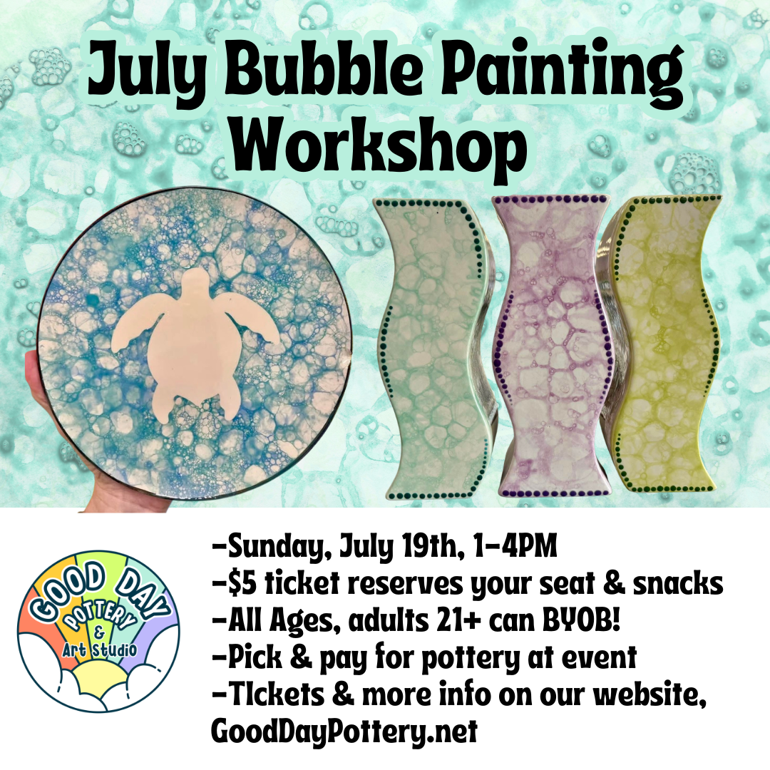 July Bubble Painting Workshop