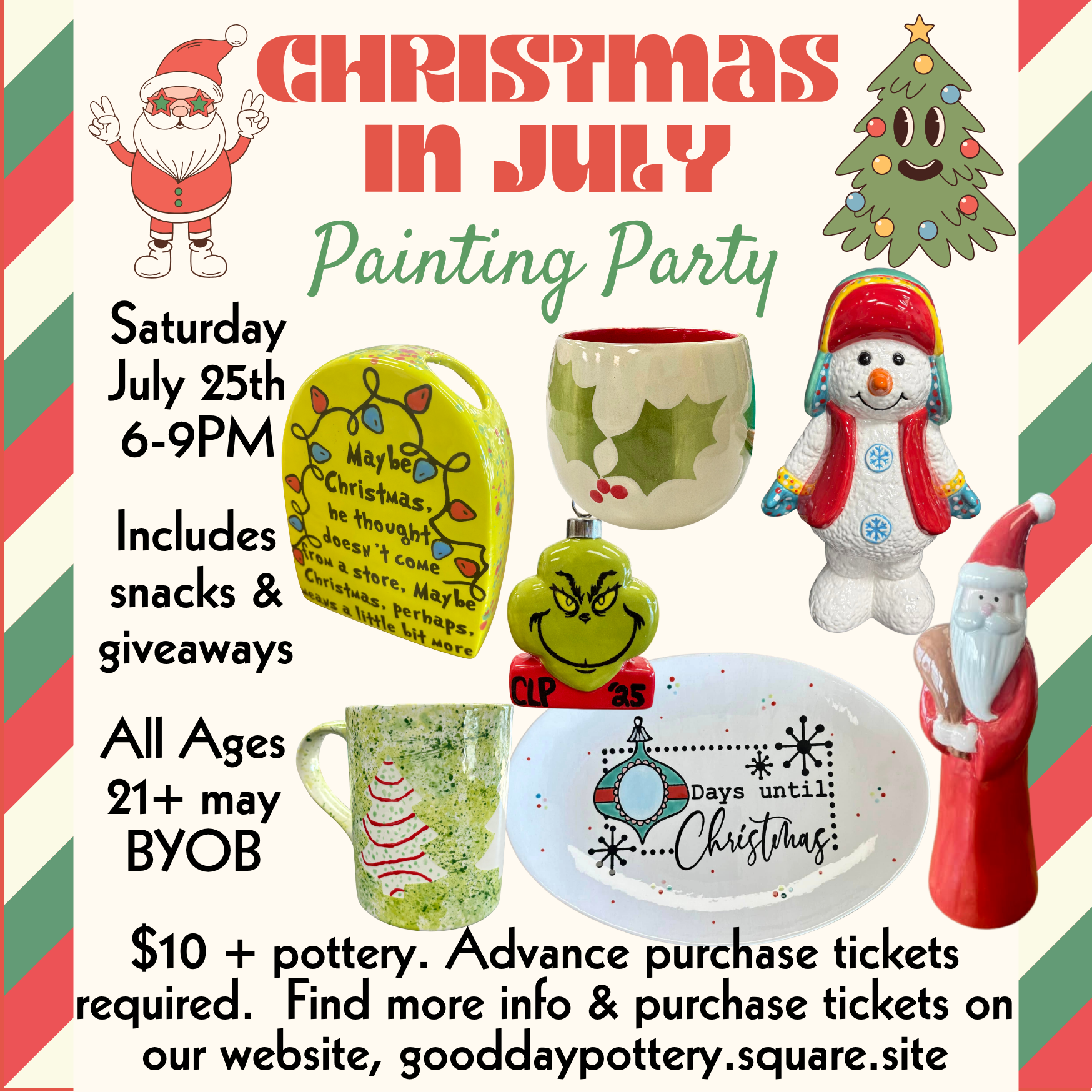 Christmas in July Painting Party
