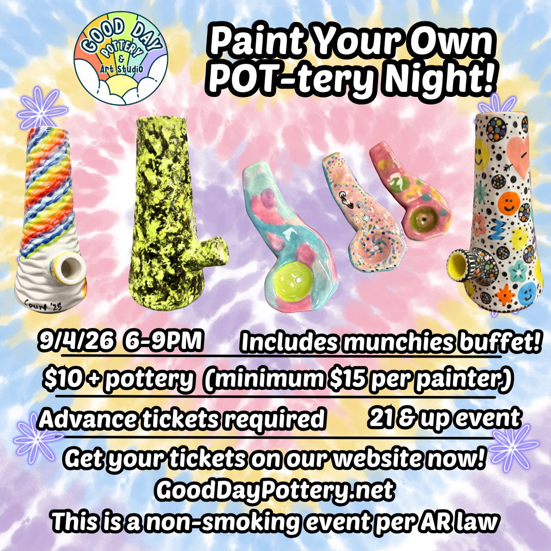 September Paint Your Own POT-tery Night