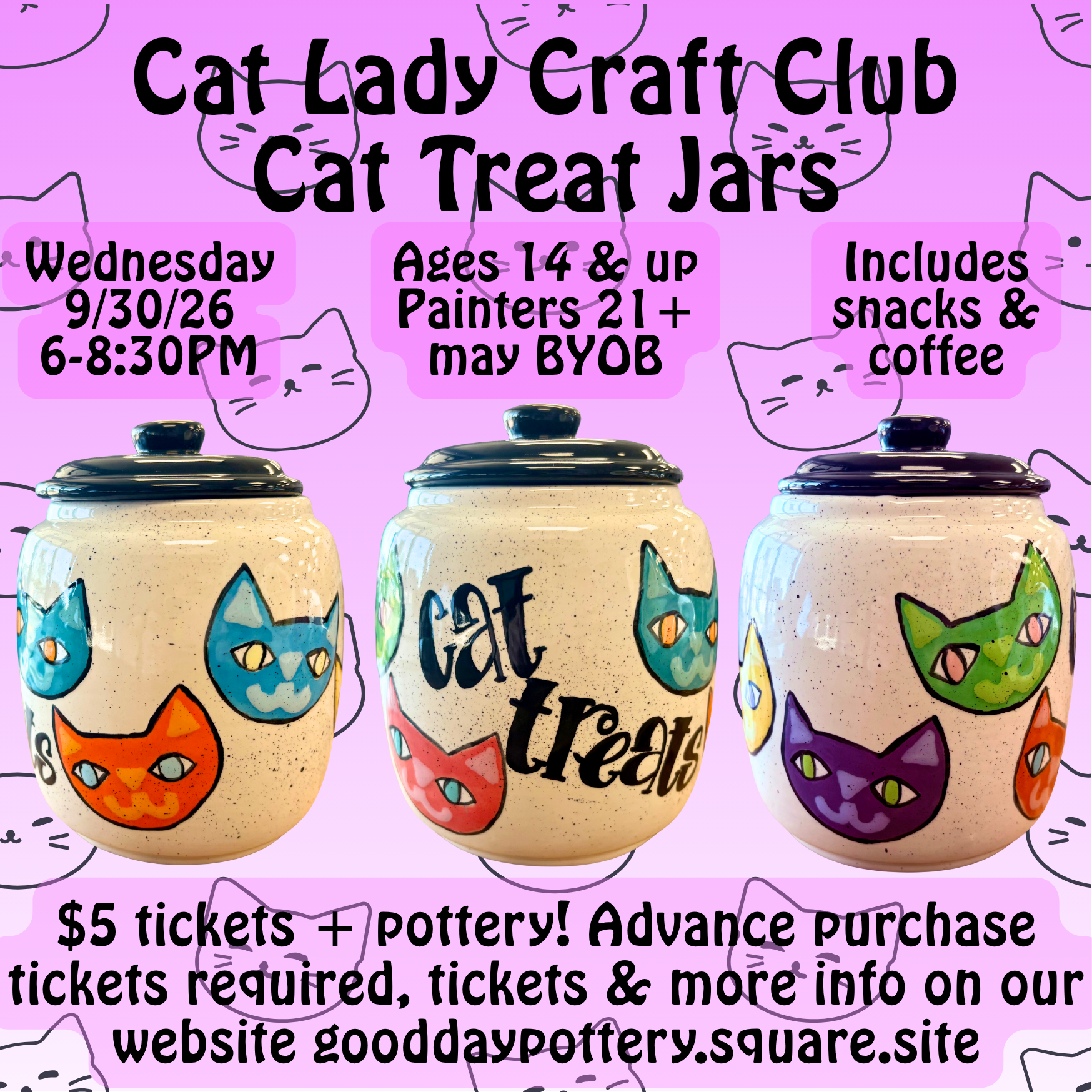 Cat Lady Craft Club - Cat Treat Jars