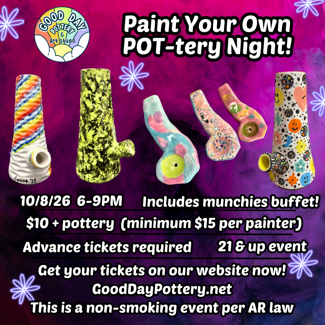 October Paint Your Own "POT-tery" Night