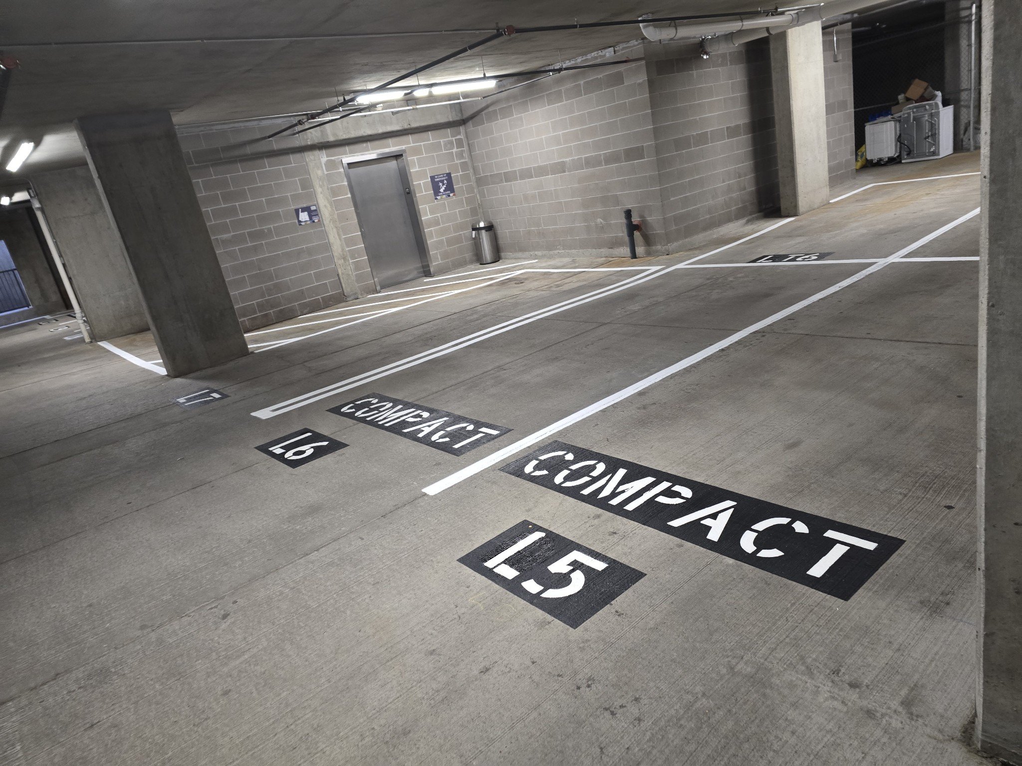 Pressure Wash & Restriping Project: 490 Parking Stall Garage
