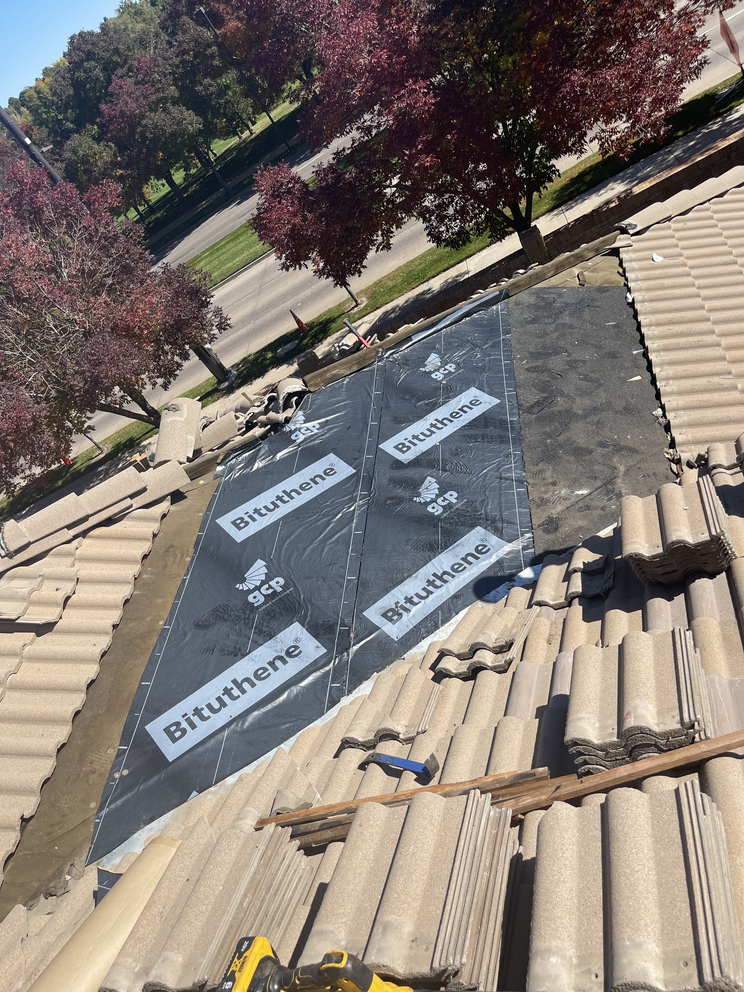 Clay Tile Replacement Project: Roof Leak
