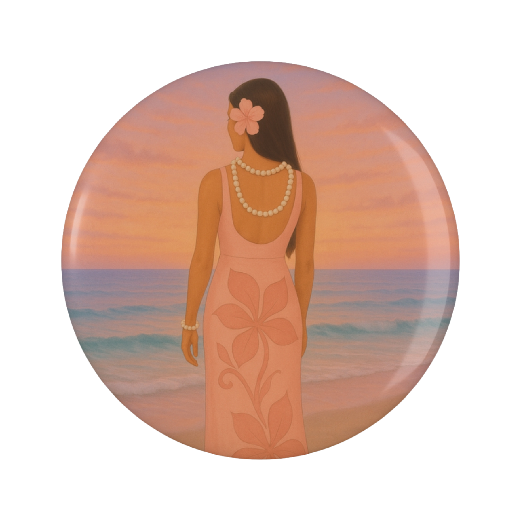 Pretty in Pikake Magnet