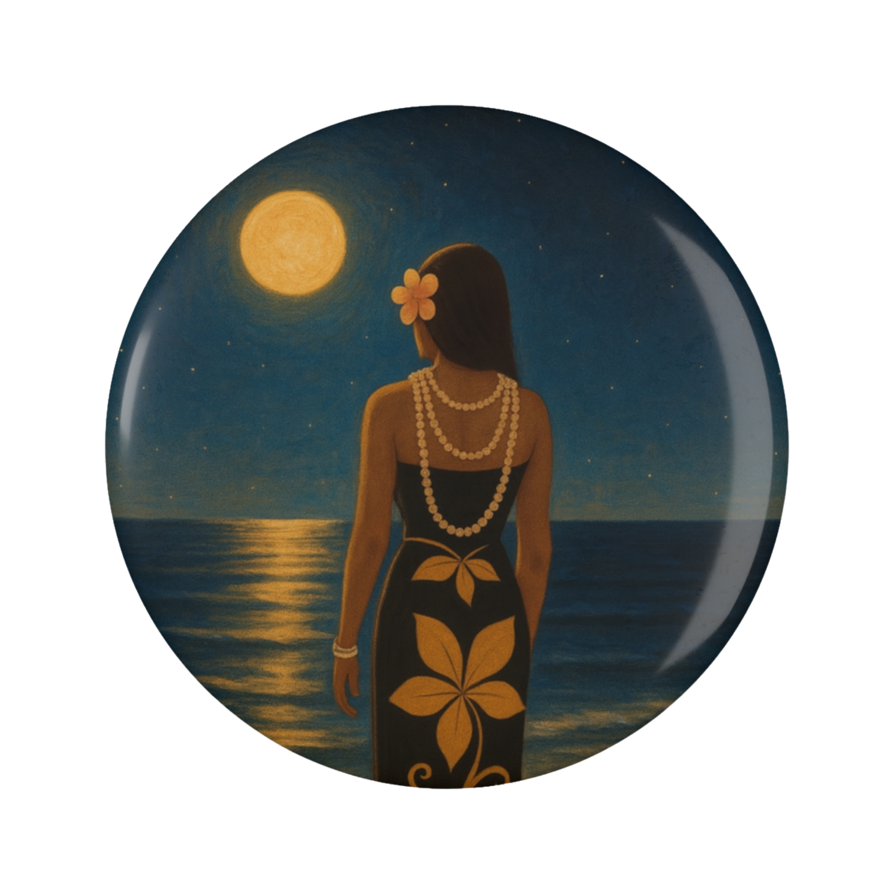 Lady in Moonlight Magnet