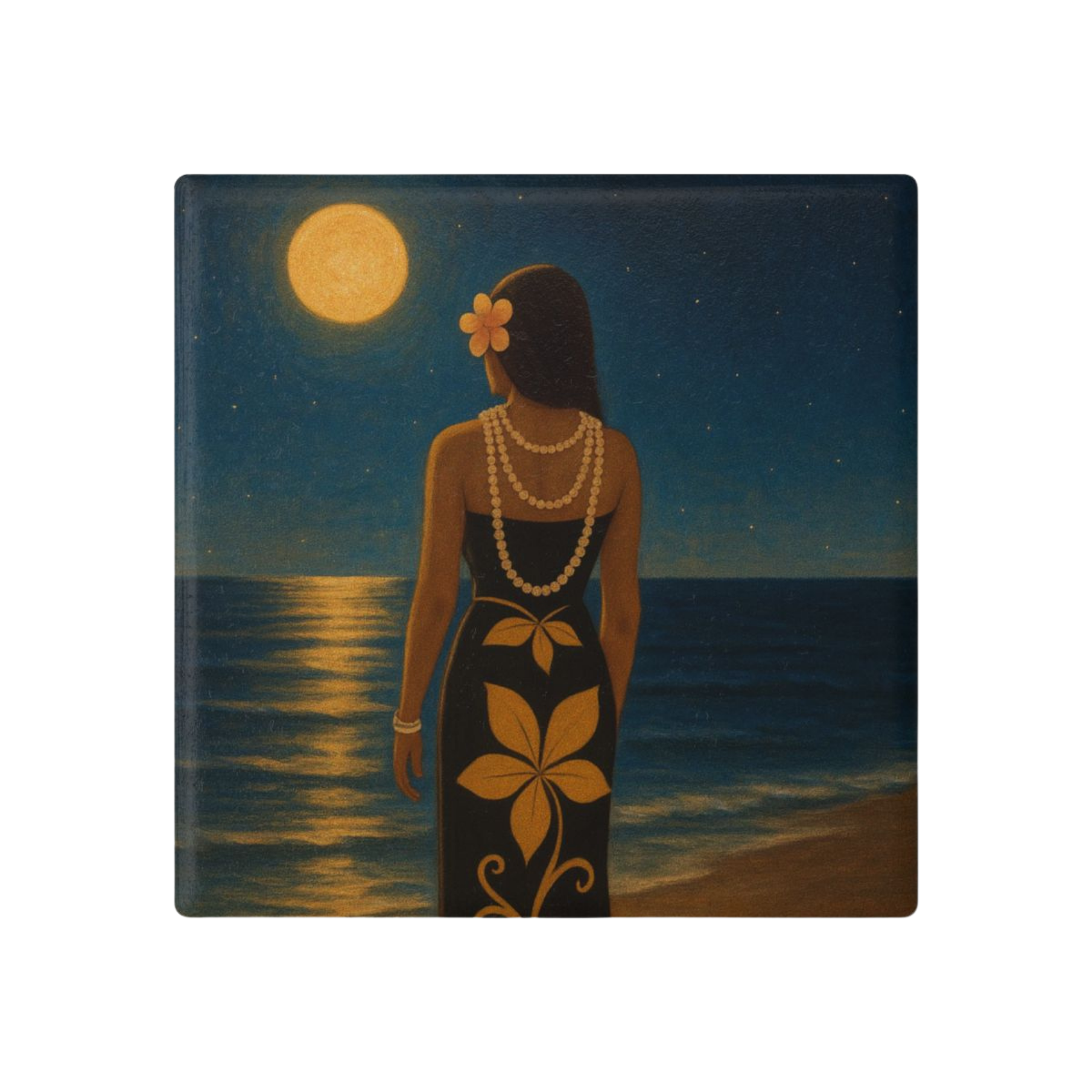 Lady in Moonlight Coaster