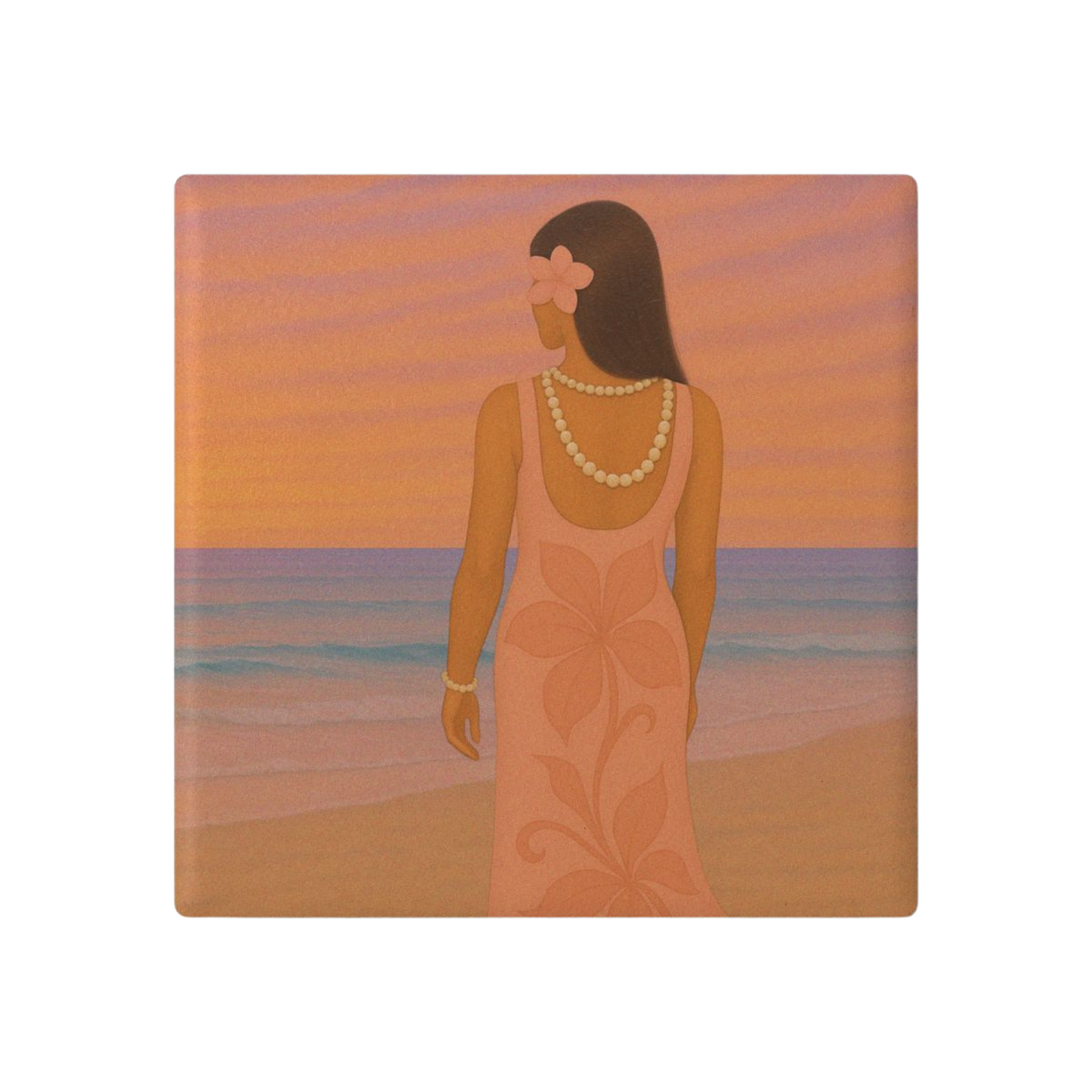 Pretty in Pikake Coaster