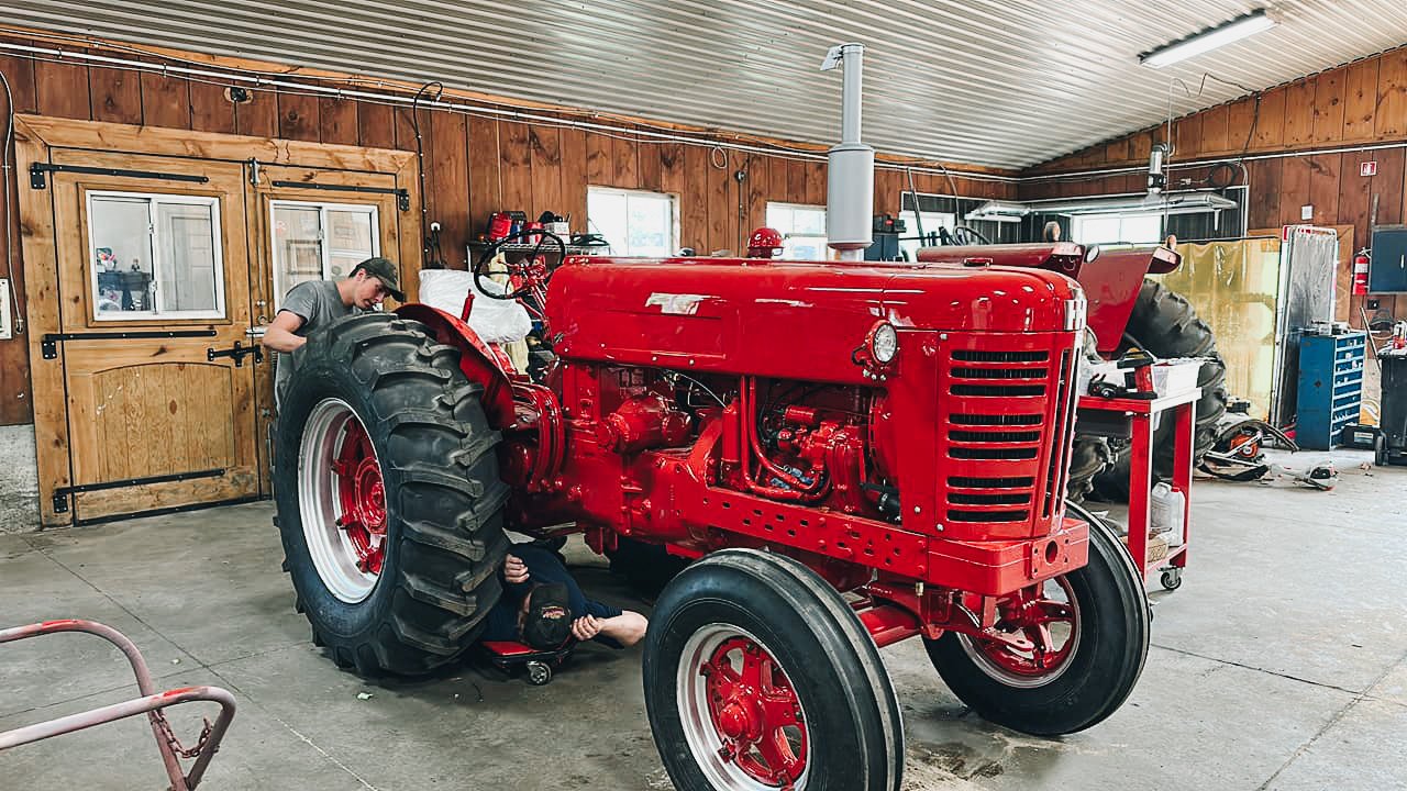 bright red tractor.JPG