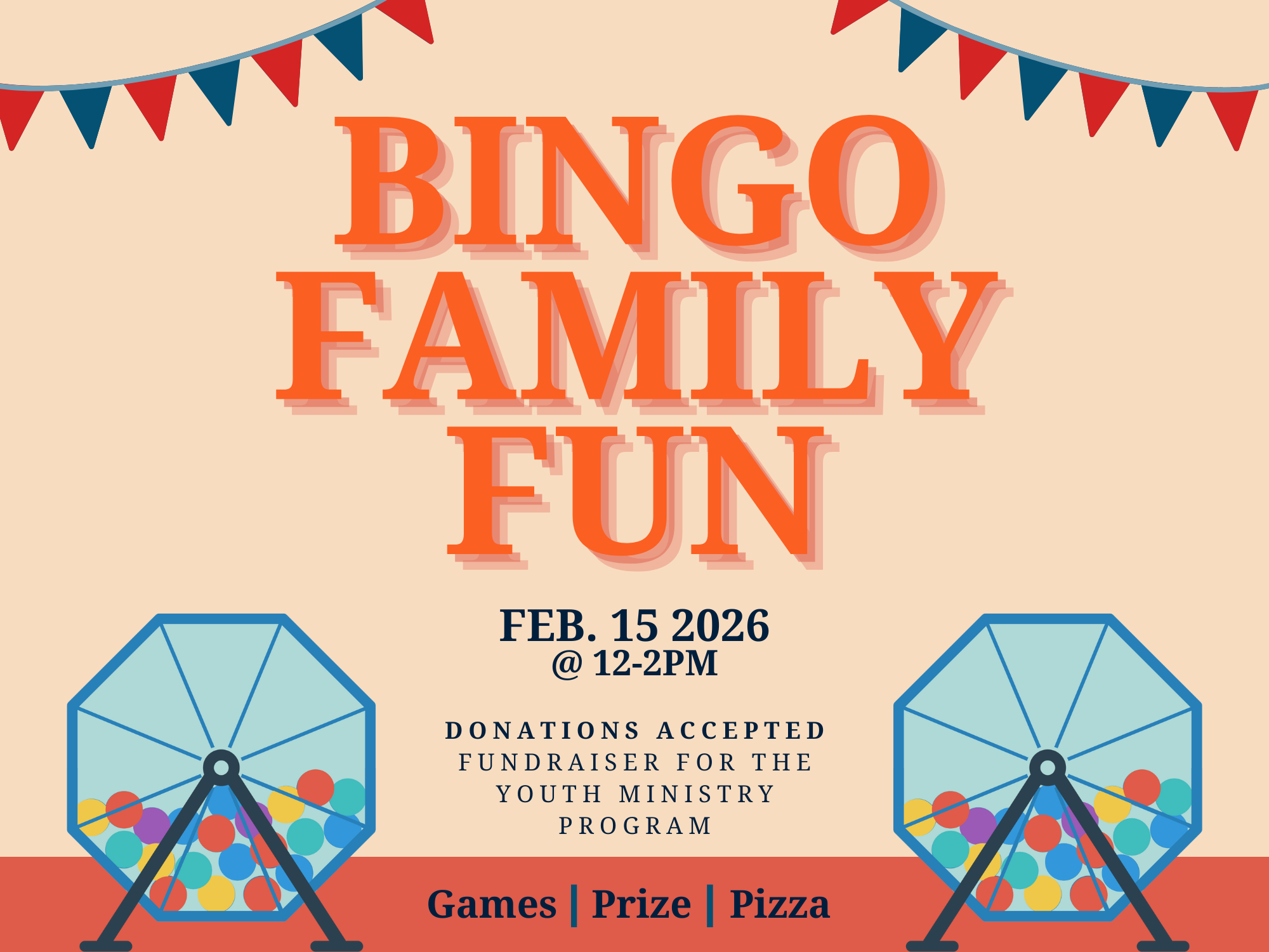 Annual YFM BINGO Family Fun Event!