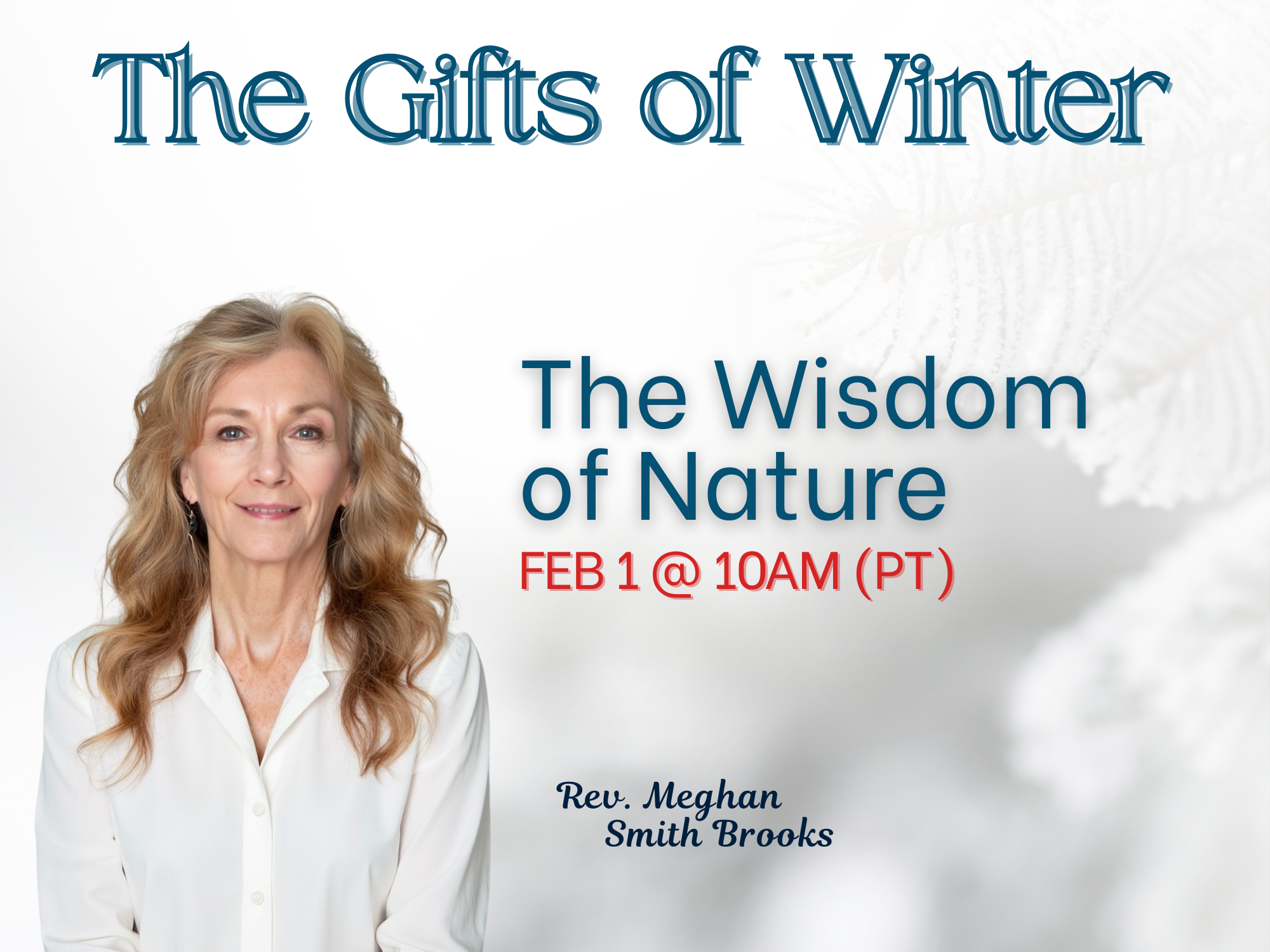 Sunday Service | The Wisdom of Nature with Rev. Meghan Smith Brooks