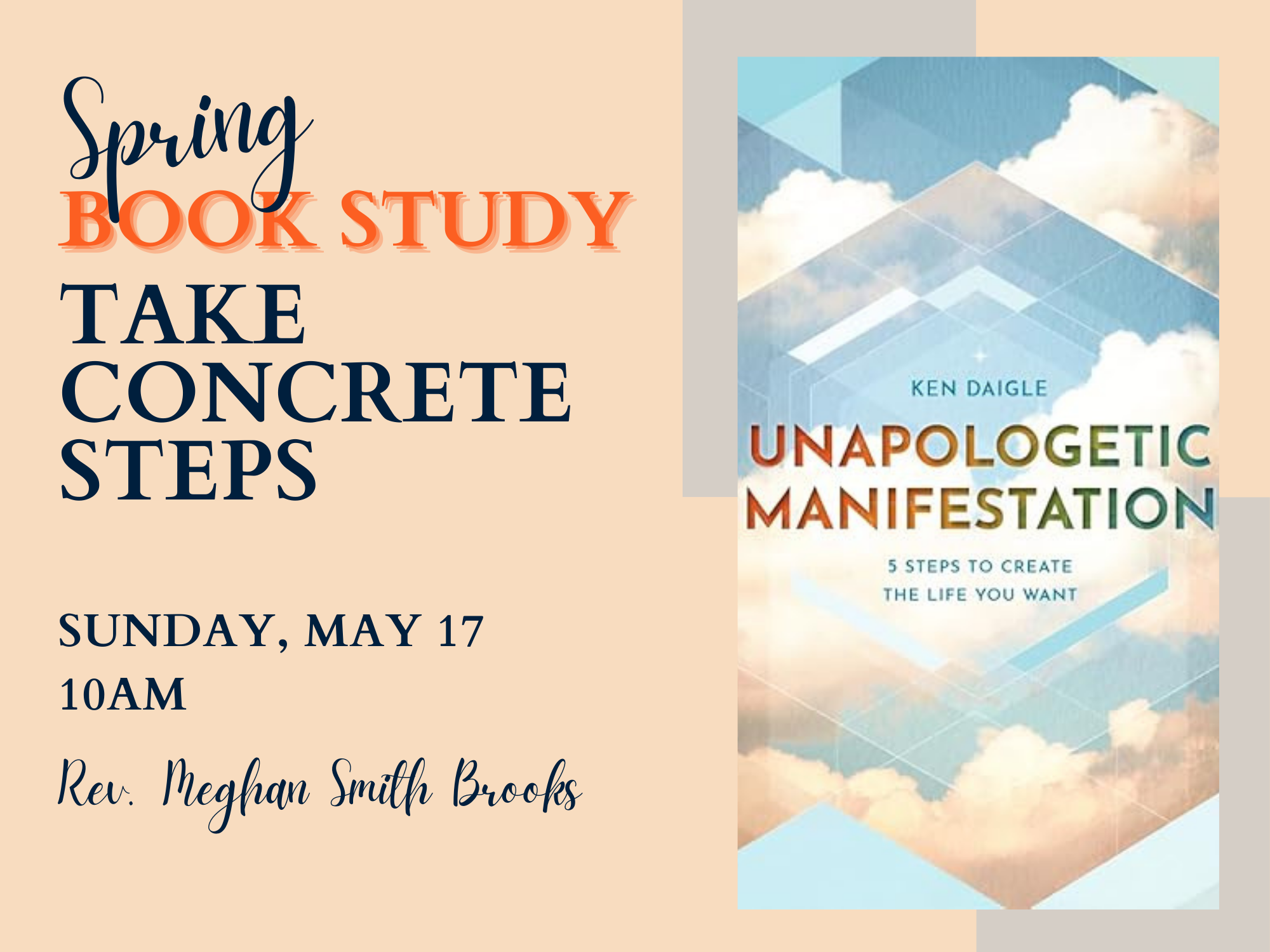 Unapologetic Manifestation - Week 4: Take Concrete Steps with Rev. Meghan Smith Brooks