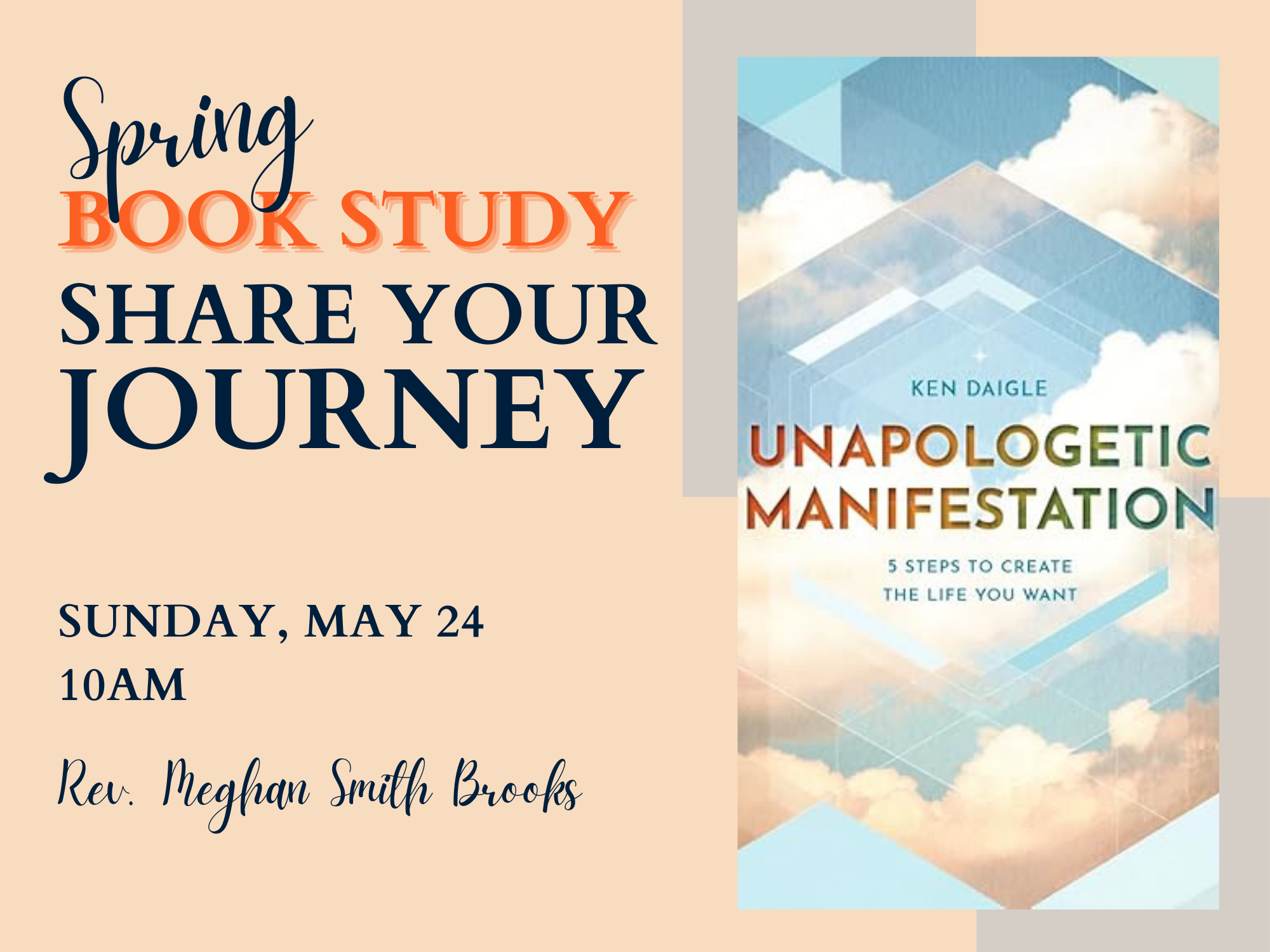 Unapologetic Manifestation - Week 5: Share Your Journey  with Rev. Meghan Smith Brooks