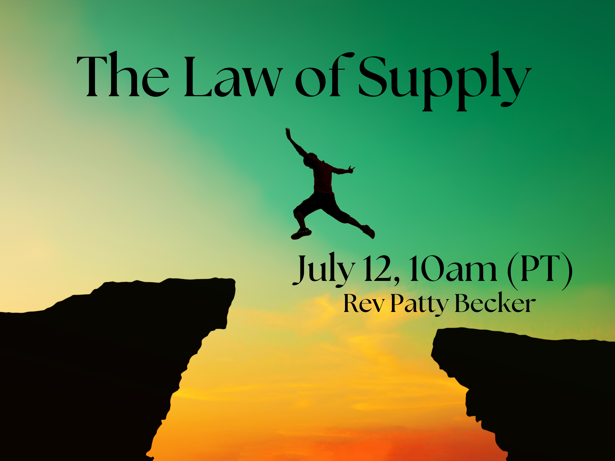 Sunday Service | The Law of Supply with Rev Patty Becker