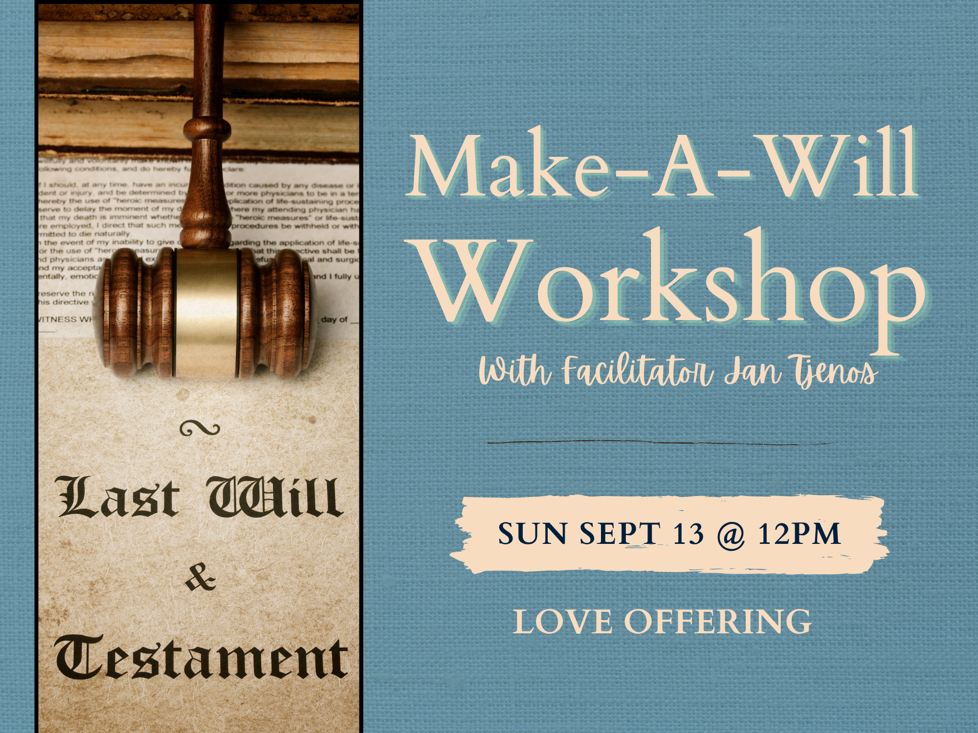Make-A-Will Workshop