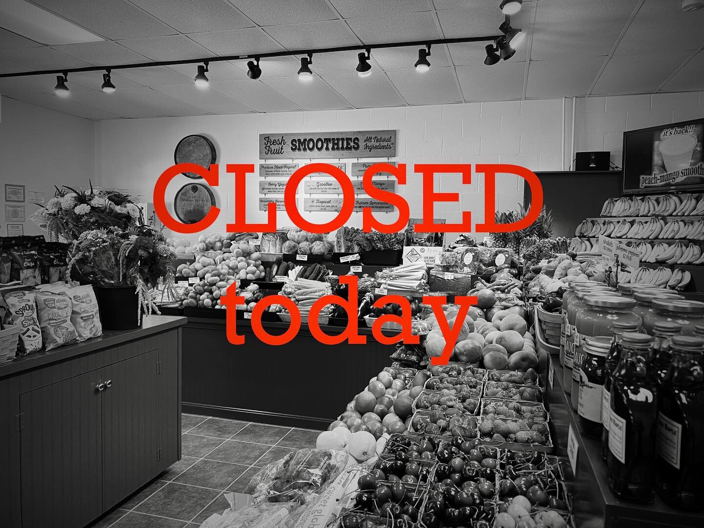 We are closed today due to the weather. We will be back to serve you tomorrow! Stay safe and enjoy the snow.