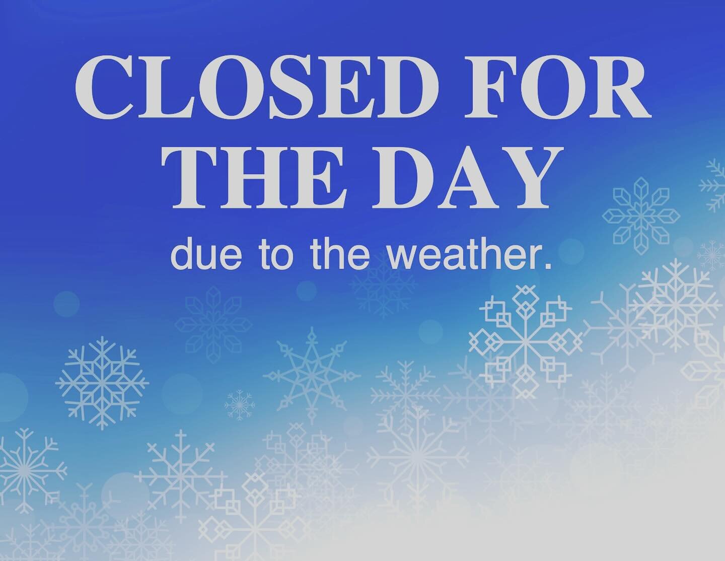 We are CLOSED for the rest of the day due to the weather. 

Be safe, enjoy the snow, and we&rsquo;ll see you all tomorrow! 

#theproduceplaceksq #snowday