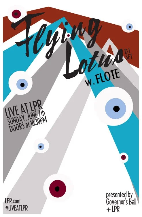 Concert posters for LPR