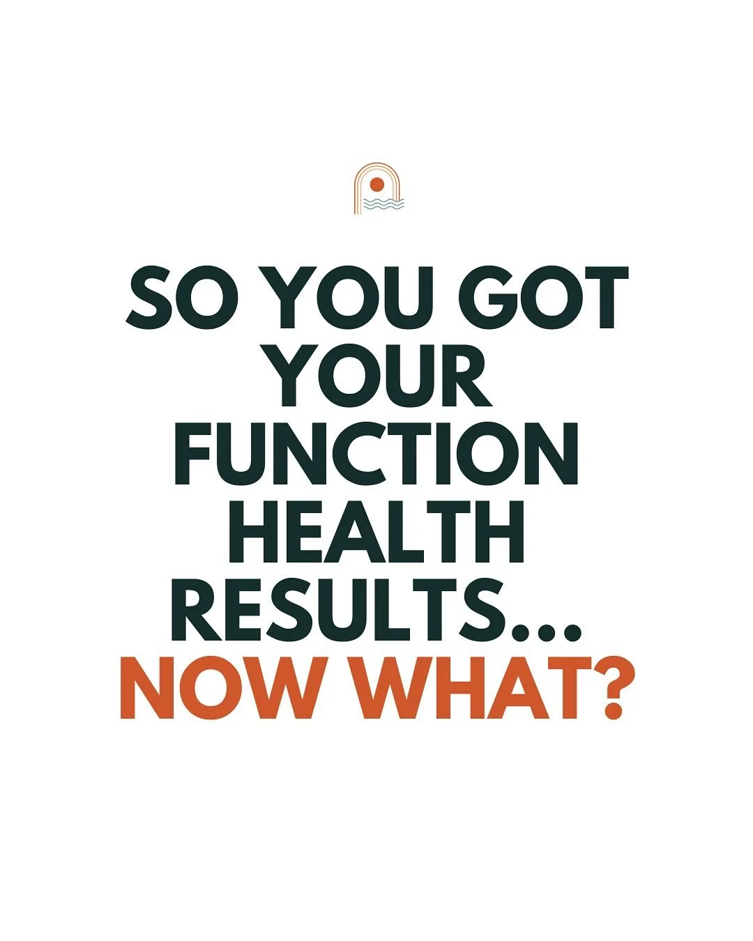 〰️ YOUR LABS DESERVE BETTER 〰️
you invested in comprehensive testing. maybe through Function Health, maybe somewhere else. you got your results back, looked at the numbers. and then... what?

people with incredible lab data (and don&rsquo;t get me wr