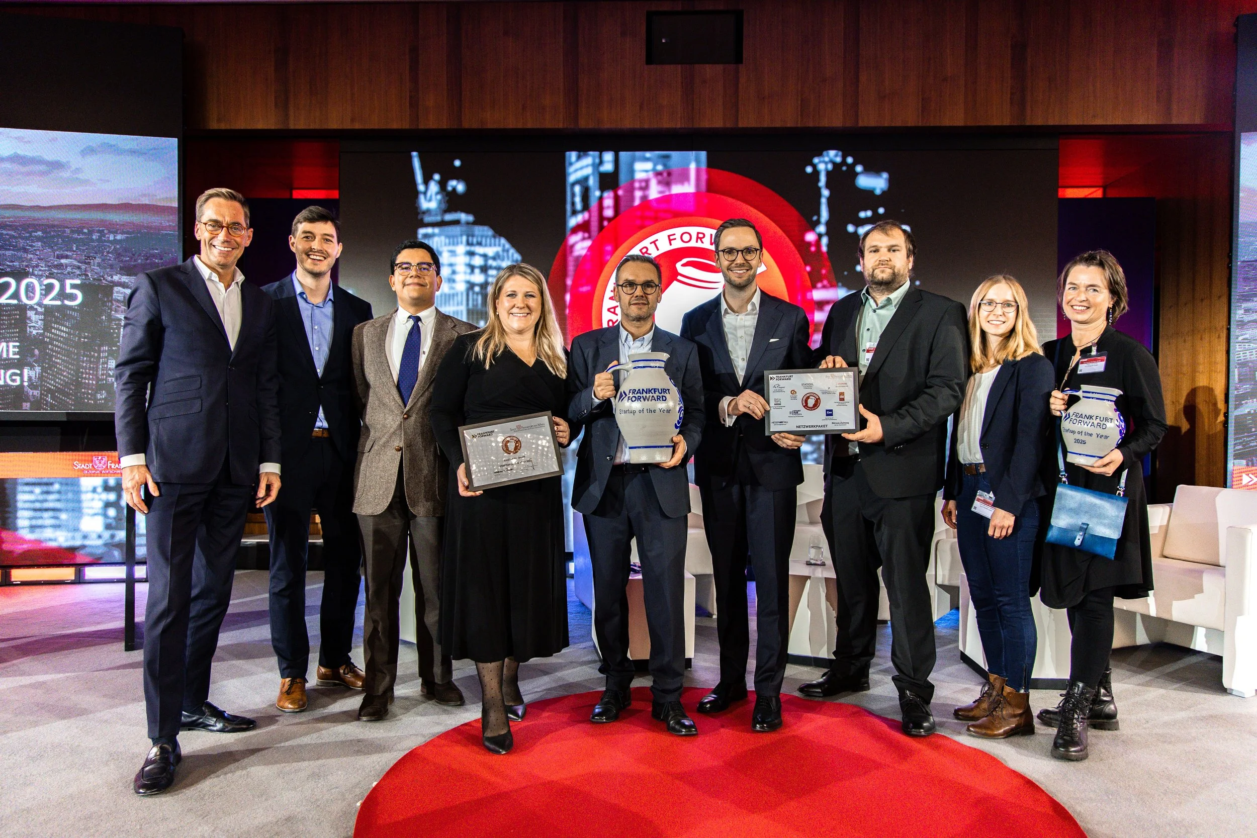  Das ILLUteam bei der Verleihung des Start-up of the Year Award 2025 | Fotos: Klar Agentur GmbH 