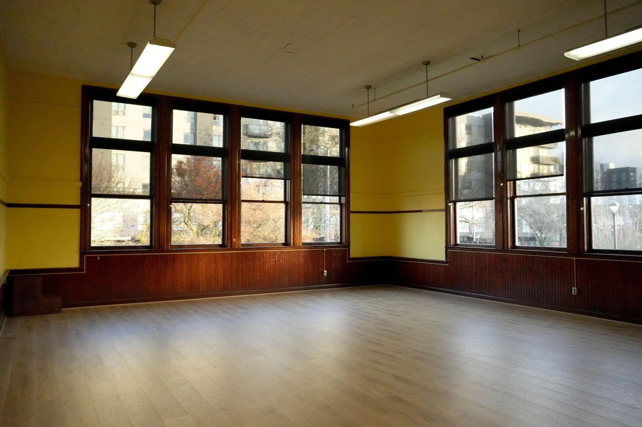 Now renting: Room 104, our new dance studio! This 894 sq. ft. flexible space on the main floor is perfect for dance, fitness, and movement classes. Holds up to 50 people. Stop by to see it and book your session! www.uheightscenter.org/space-rentals