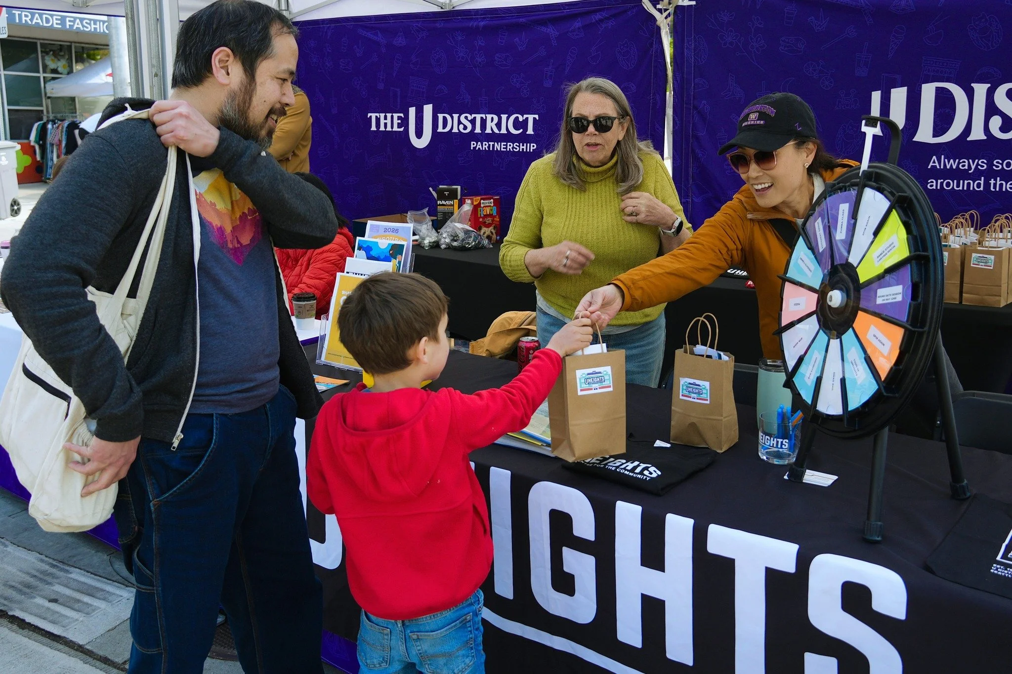 What a weekend! We had the BEST time at the @udstreetfair and we're still thinking about it 😍  Huge thank you @udistrictpartnership and to everyone who stopped by our tent, spun the wheel, and said hello. We're so grateful to be able to connect with
