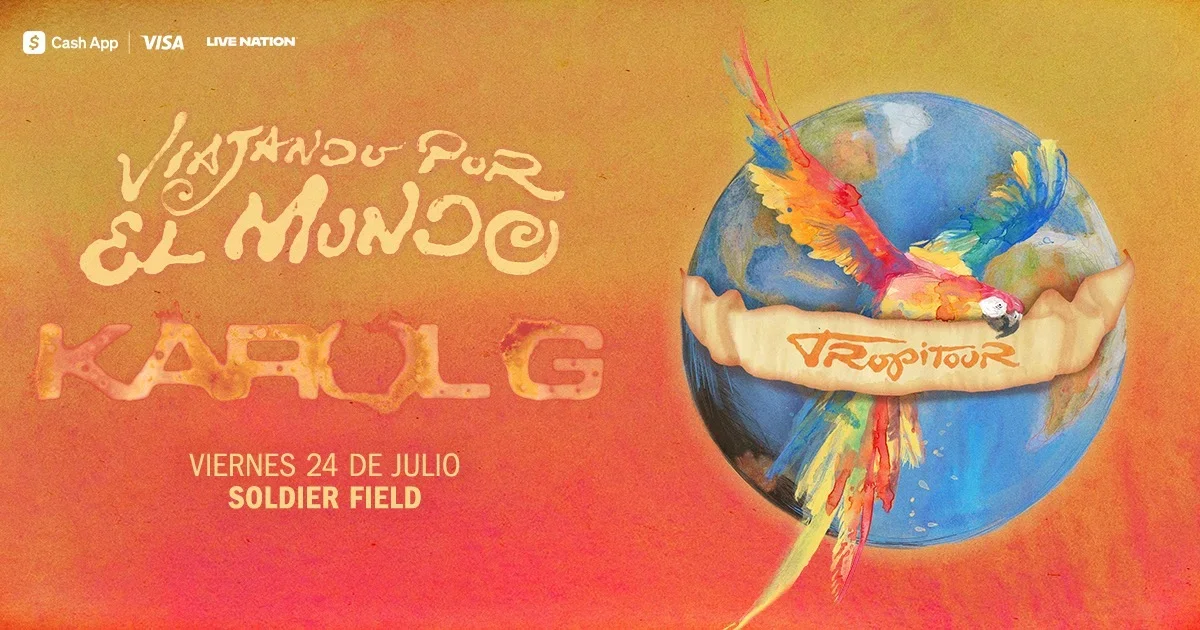 karol g at soldier field july 24 flyer