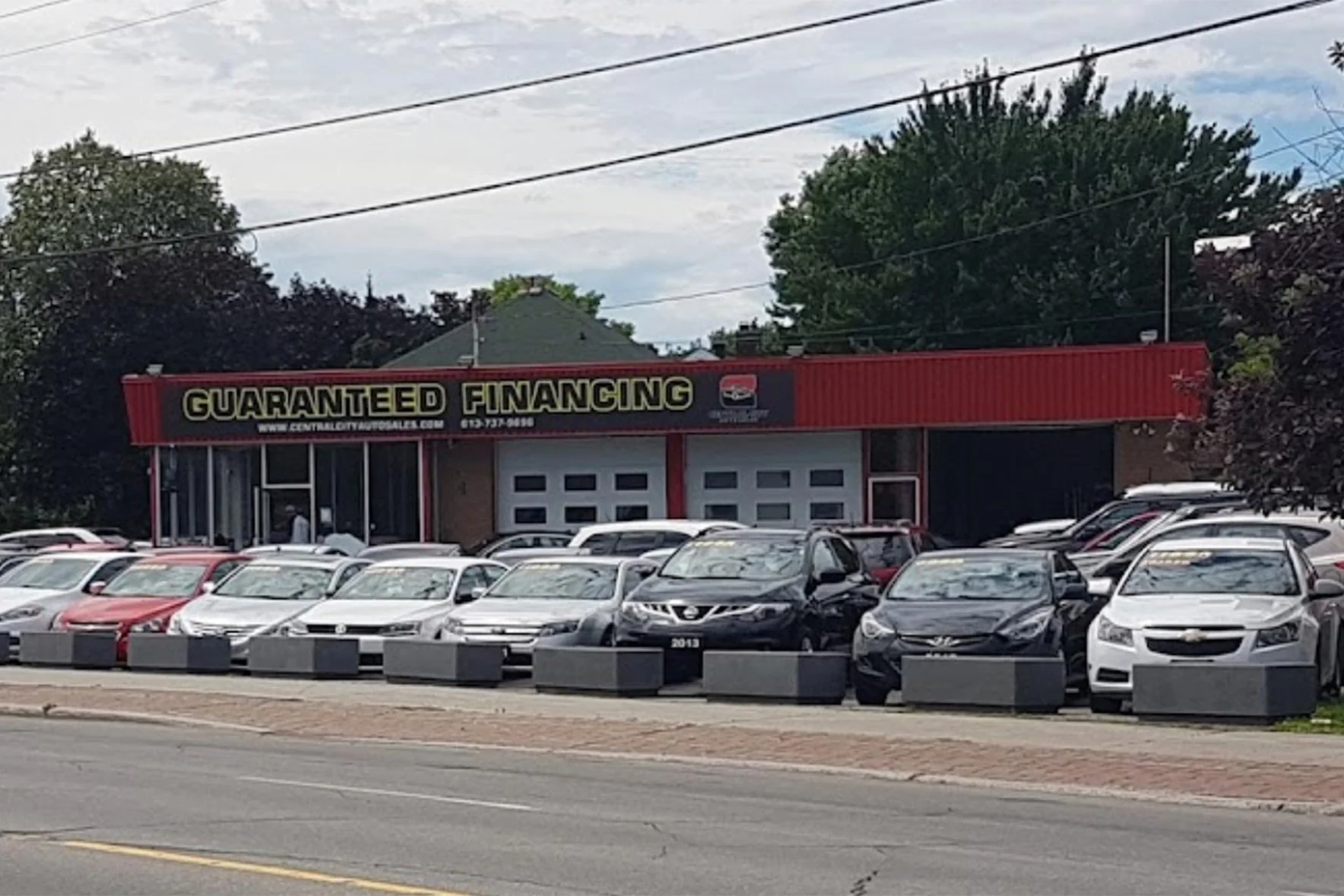 Banner at location