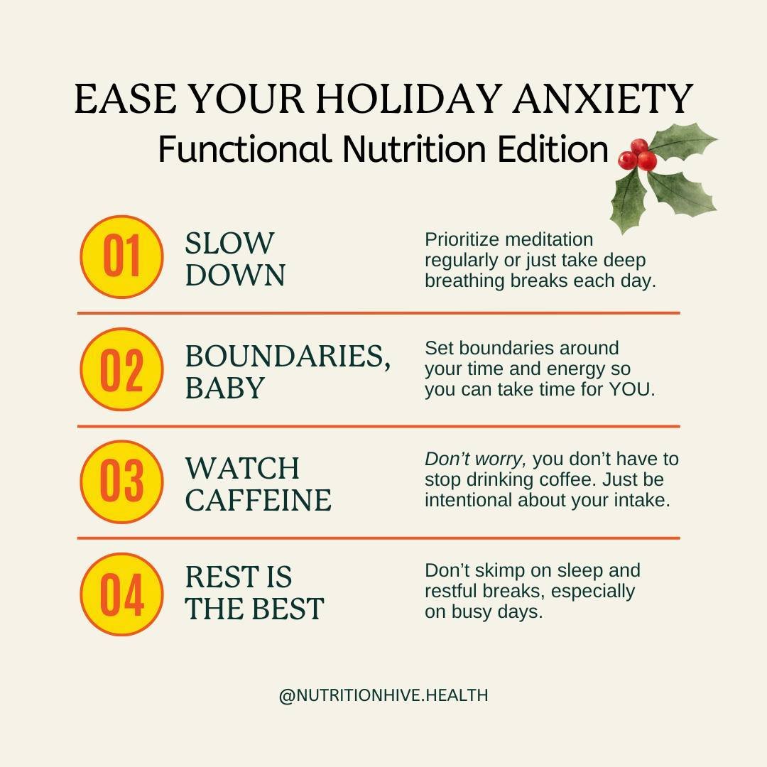 It&rsquo;s normal to feel more anxiety than usual this time of year.

But that doesn&rsquo;t mean you have to let it run the show. Setting some boundaries, shutting off your current Netflix binge a little earlier, and remembering to stop and take dee