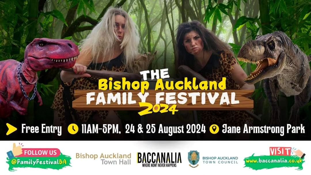 We are so very excited to be joining @baccanaliauk for The Bishop Auckland Family Festival this coming weekend!
It's all set to be a truly Roarsome time with all kinds of things to see and do! 🦖🪨
#baccanalia #BishopAuckland #birthdayparty #summe