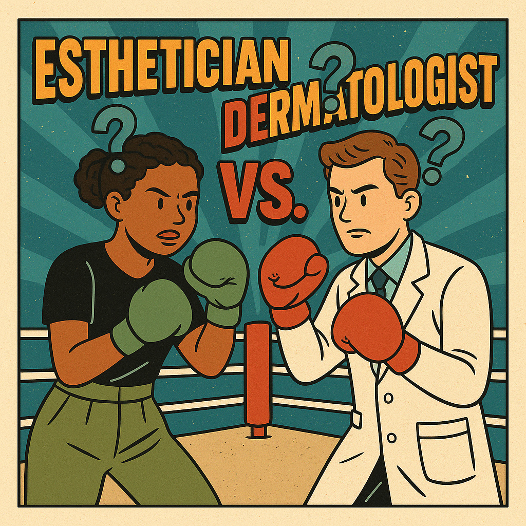 Dermatologist or Esthetician? Understanding the Difference—And How We Help Long-Term