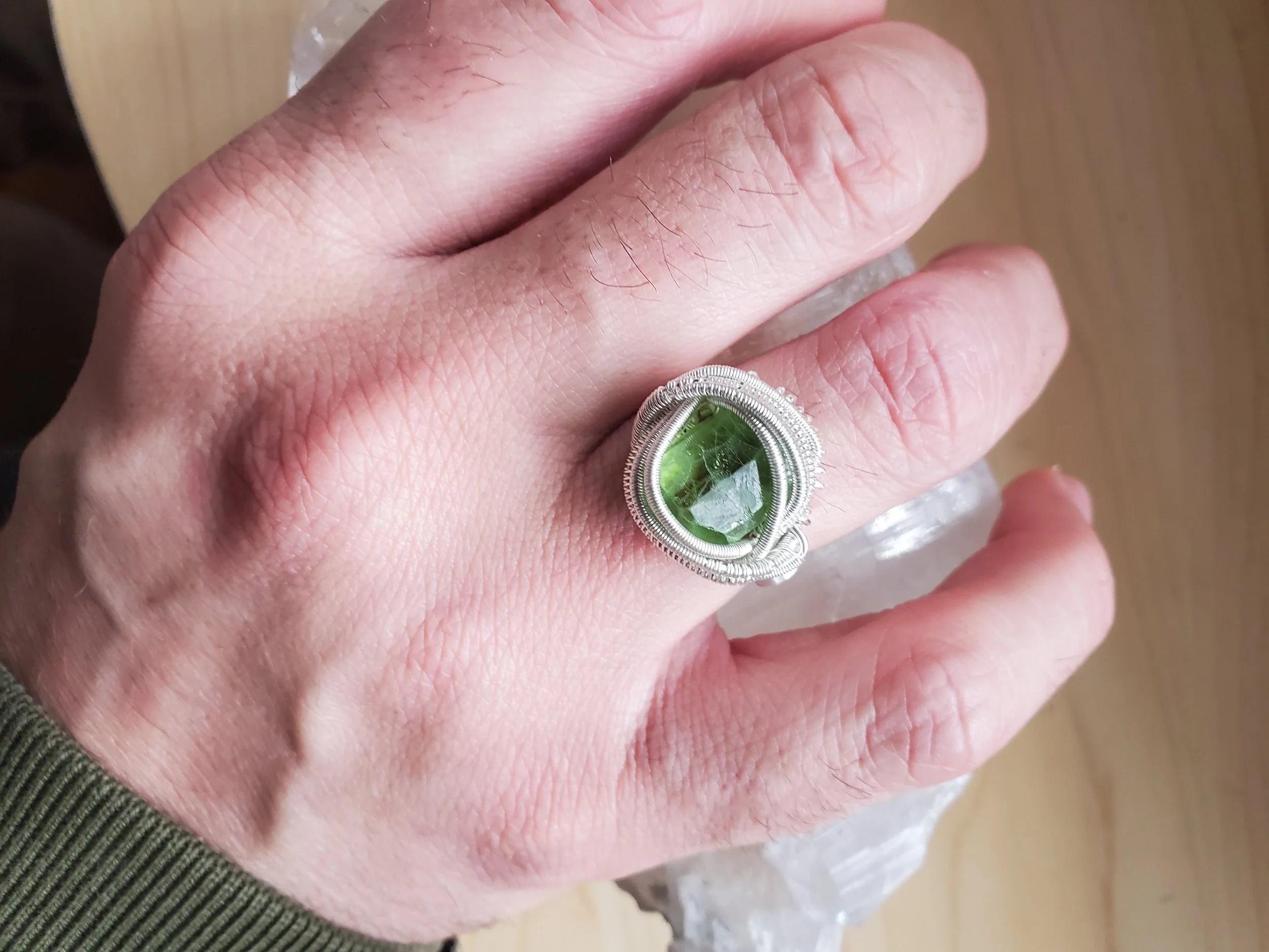 Peridot ring