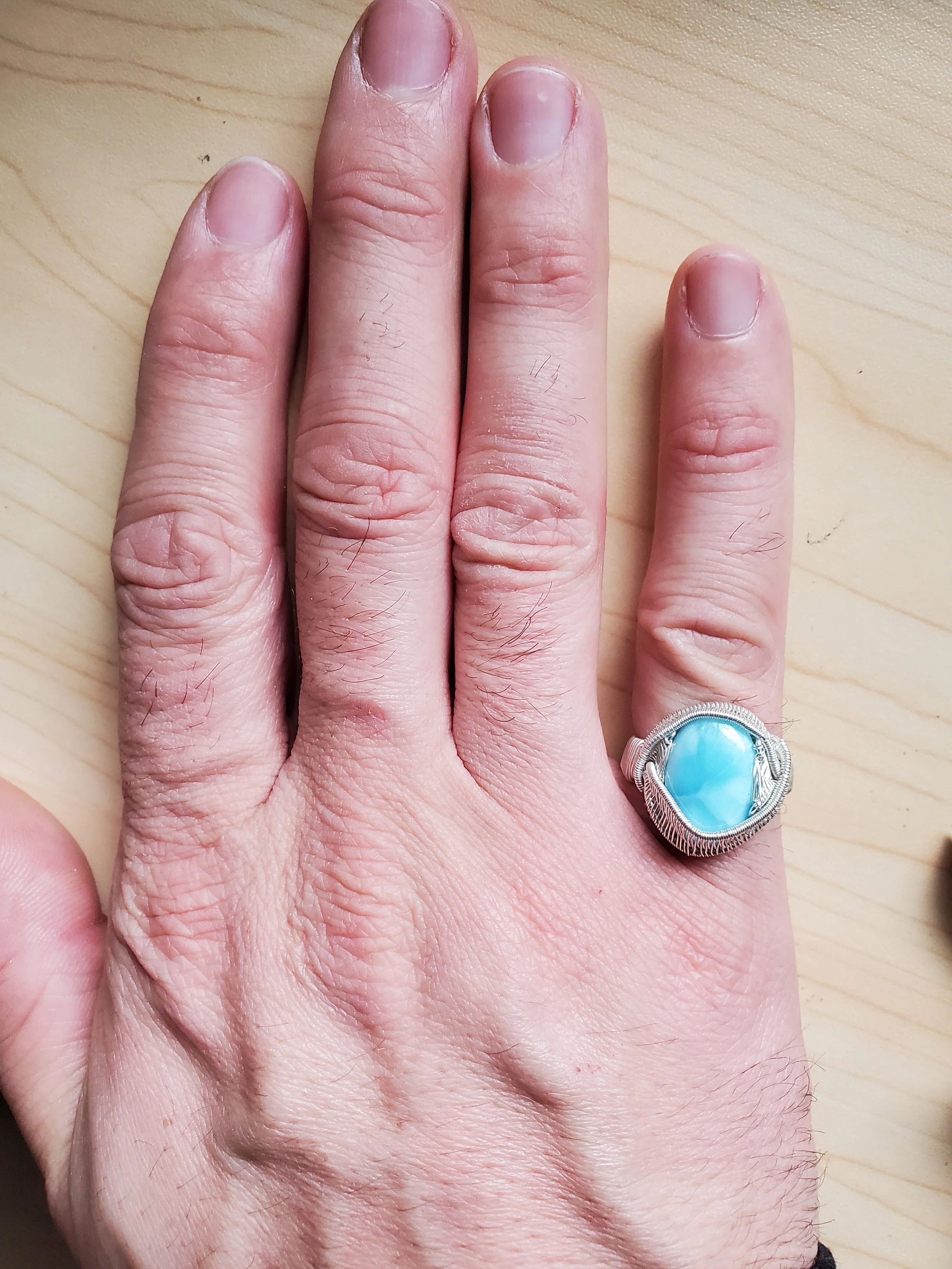 Larimar Ring