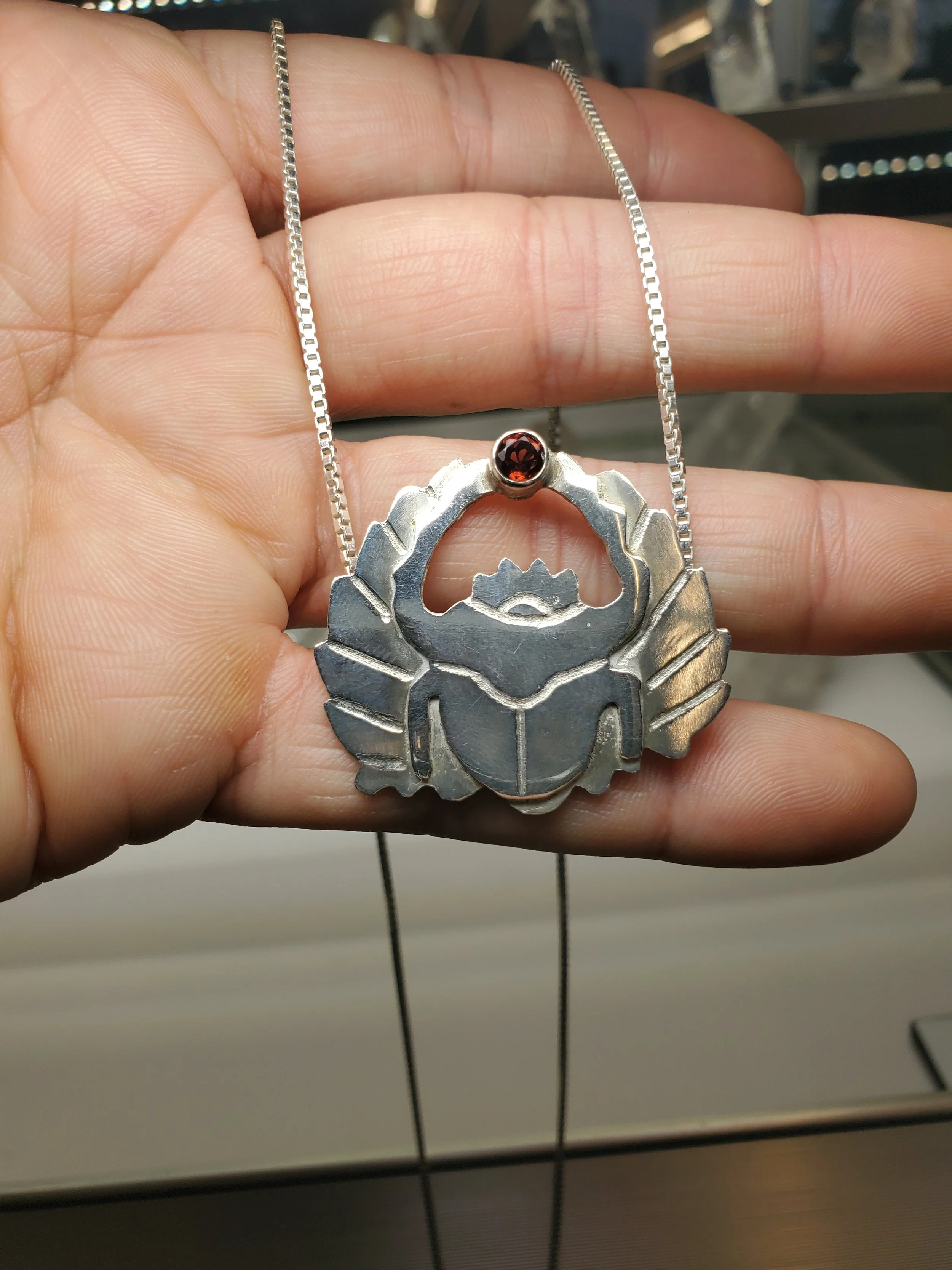Scarab 'Crest' Pendant