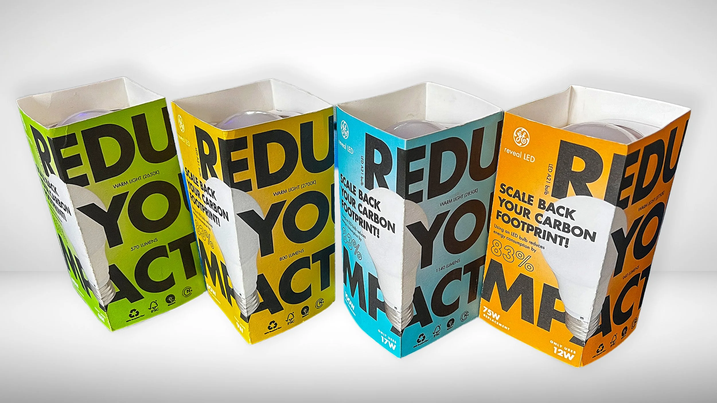 GE Lightbulb Packaging