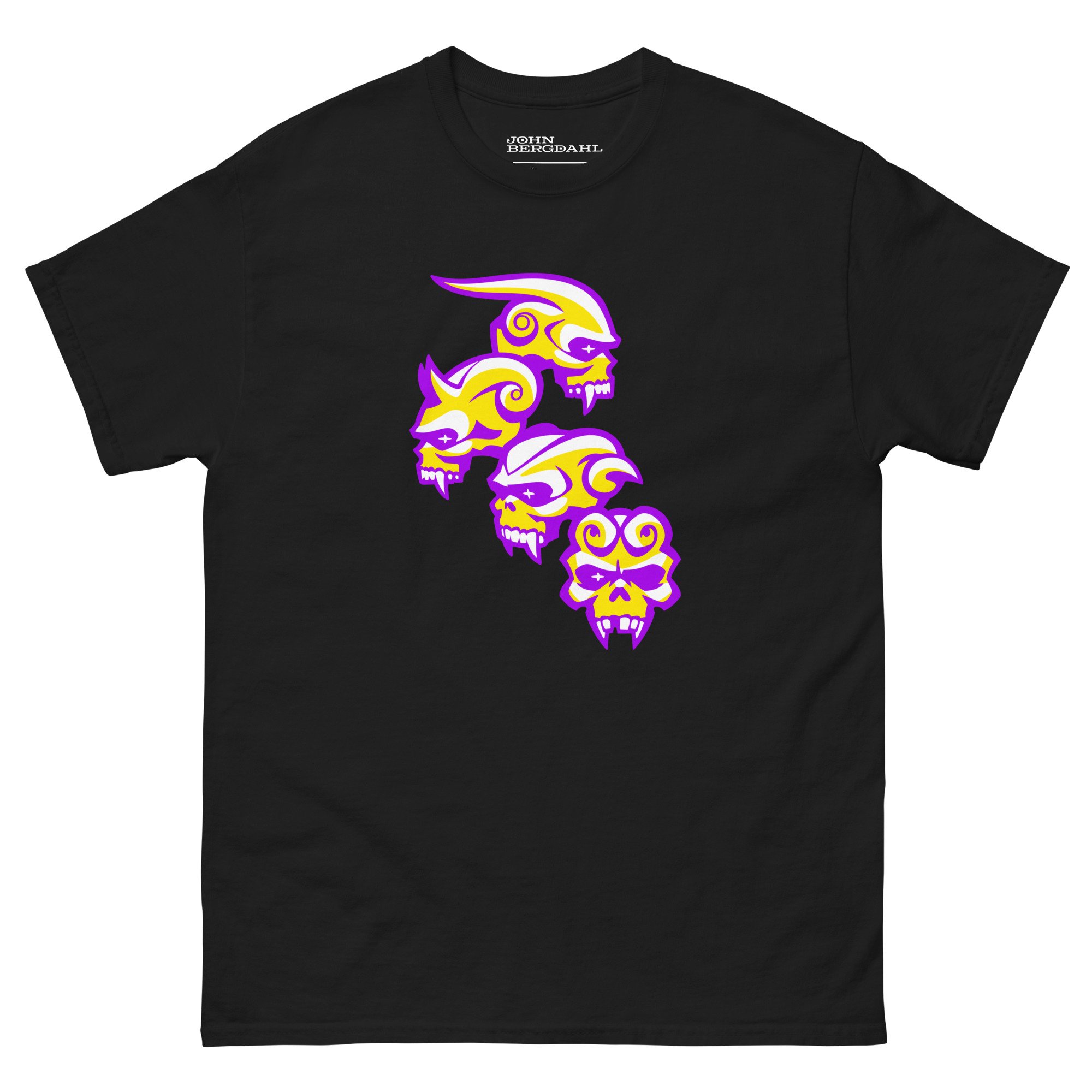 LESION Skull Tumble classic tee