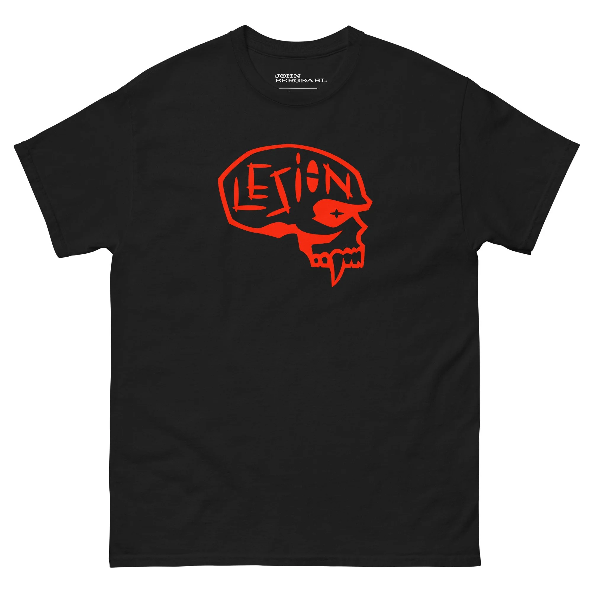 LESION Red Skull classic tee
