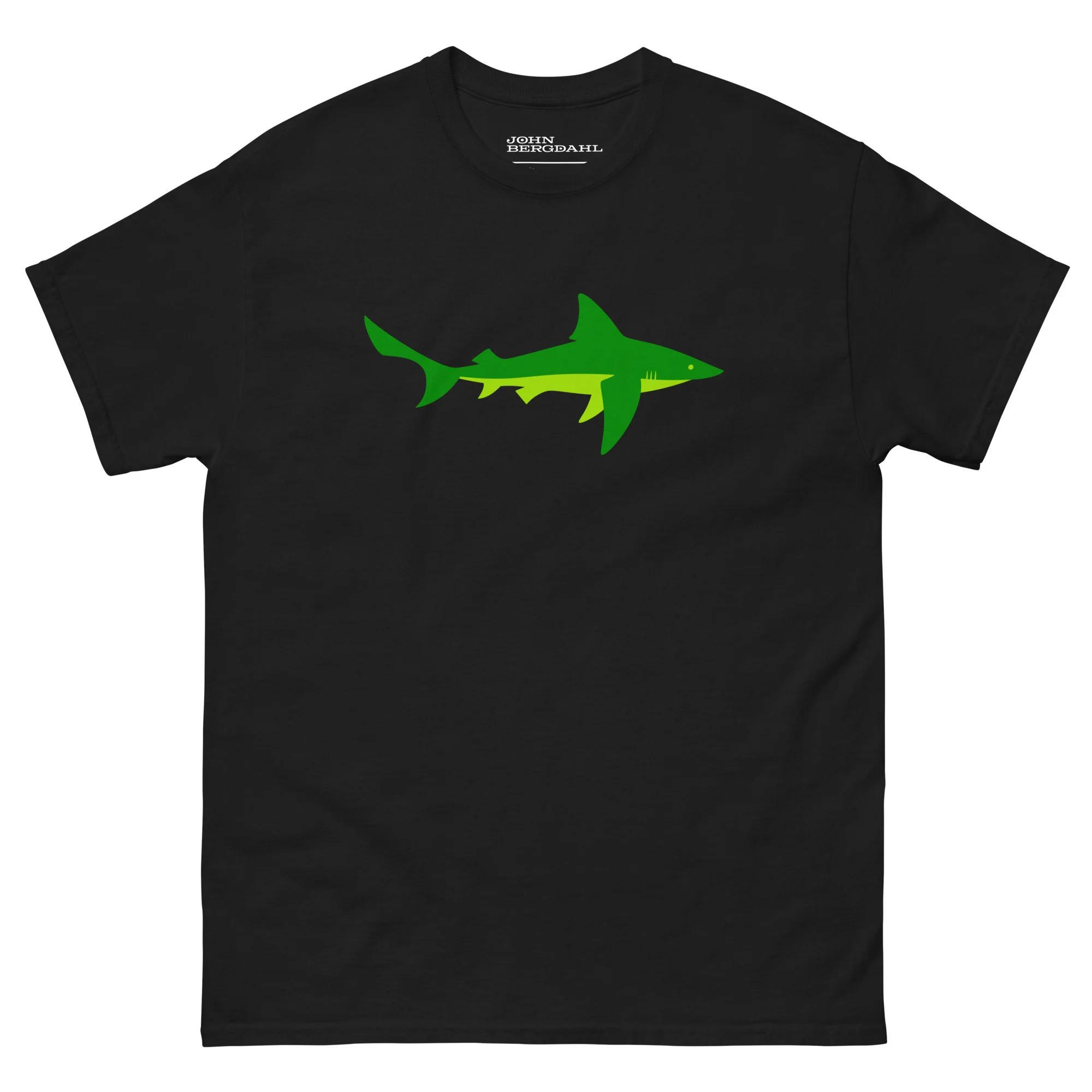 Shark Green classic tee