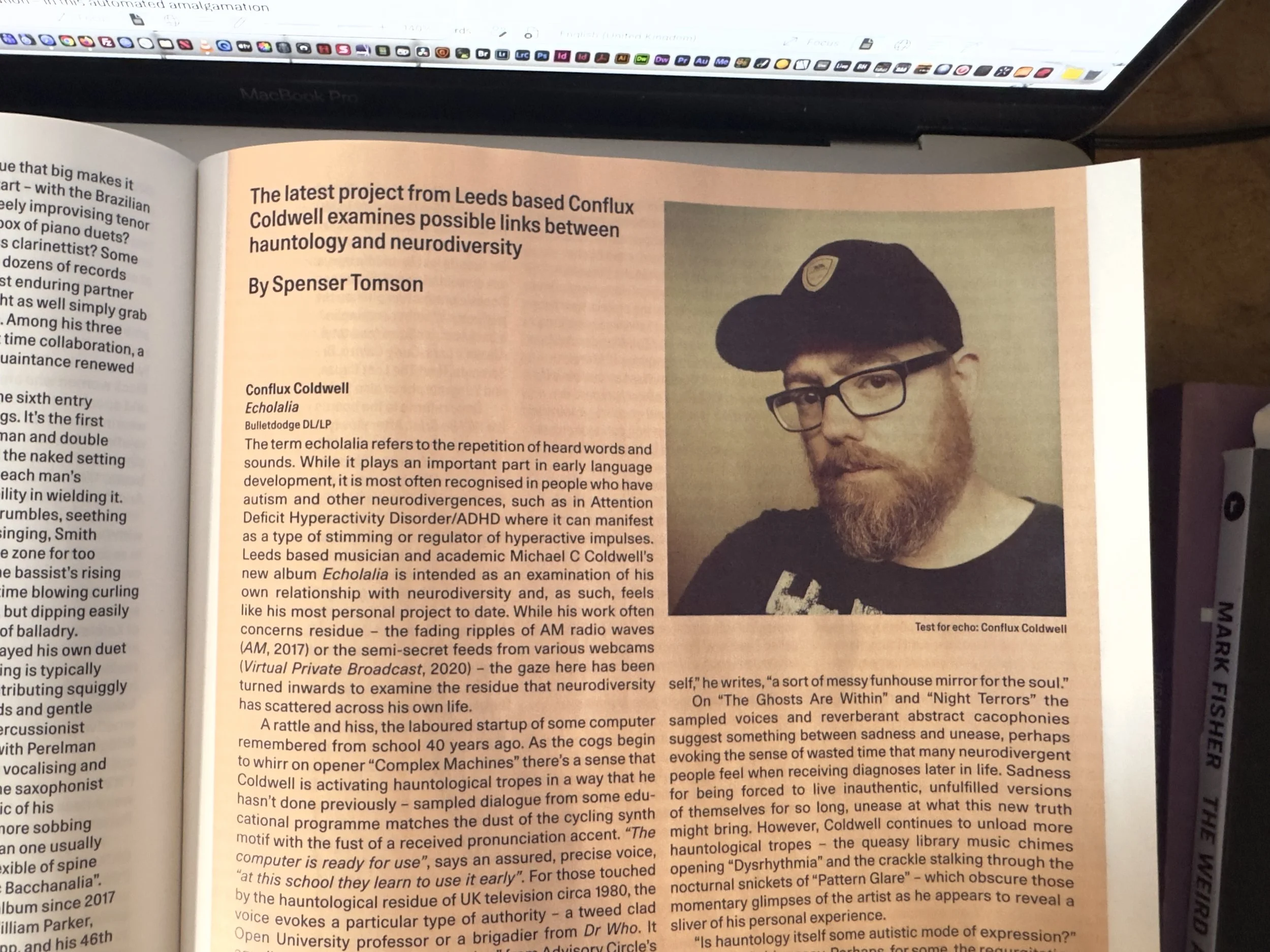 Conflux Coldwell review in The Wire Magazine. Echolalia album explores hauntology and autism