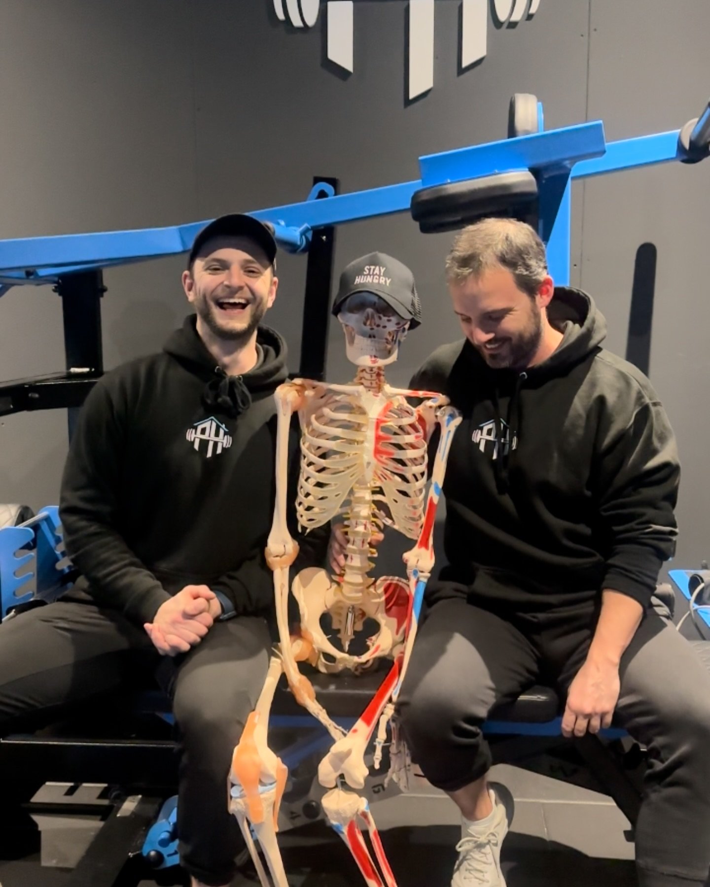 New Team Member Announcement 📣 

Meet Bony Hawk 🛹 🦴 

Bony is a valuable team member at Performance House, he can sometimes be a bit bone idle, but we forgive him 😂

We have the skeleton in the gym for a few reasons but the main reason is that it