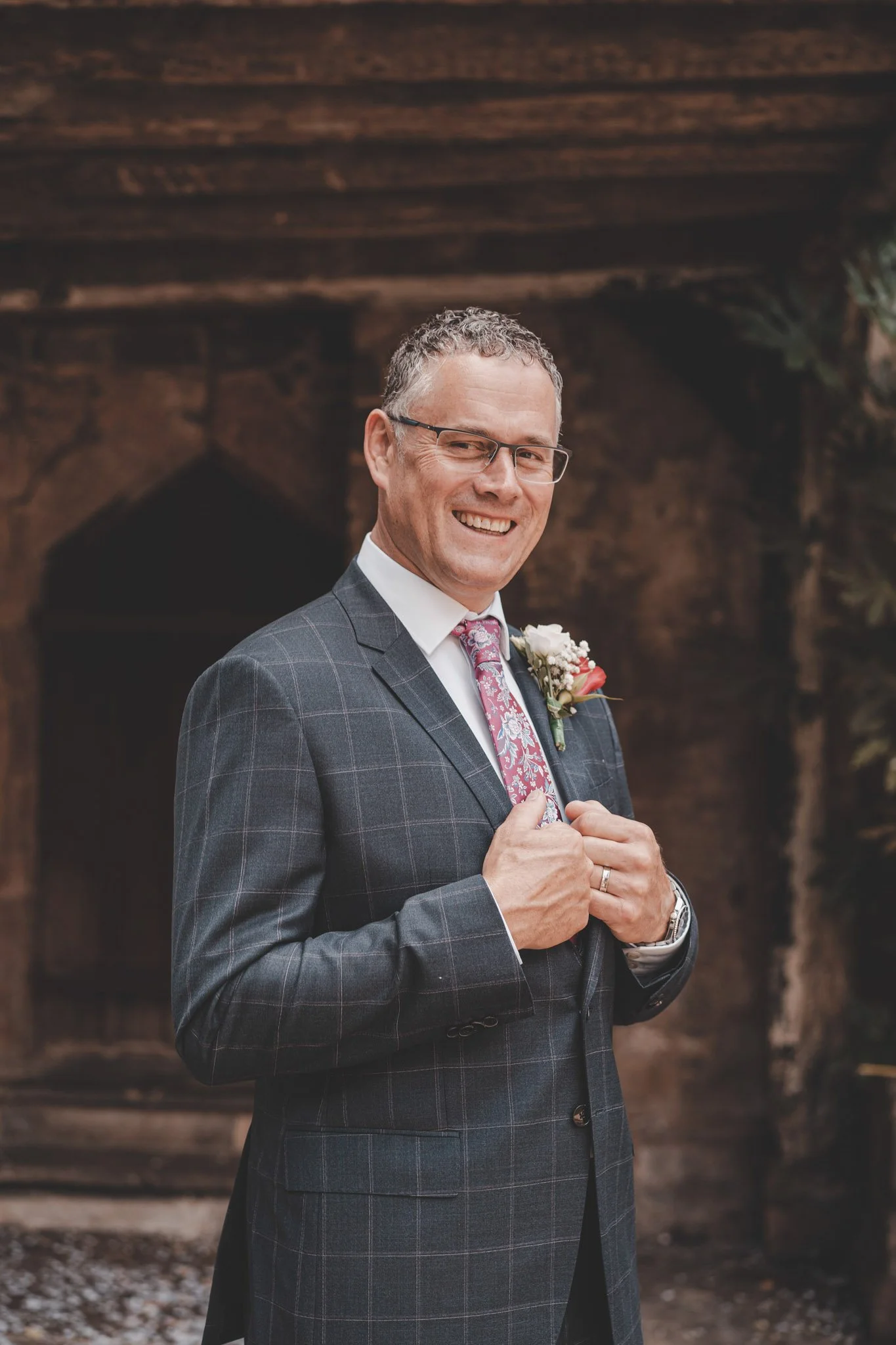 Portrait of a groom at Cheylesmore Manor House, Coventry