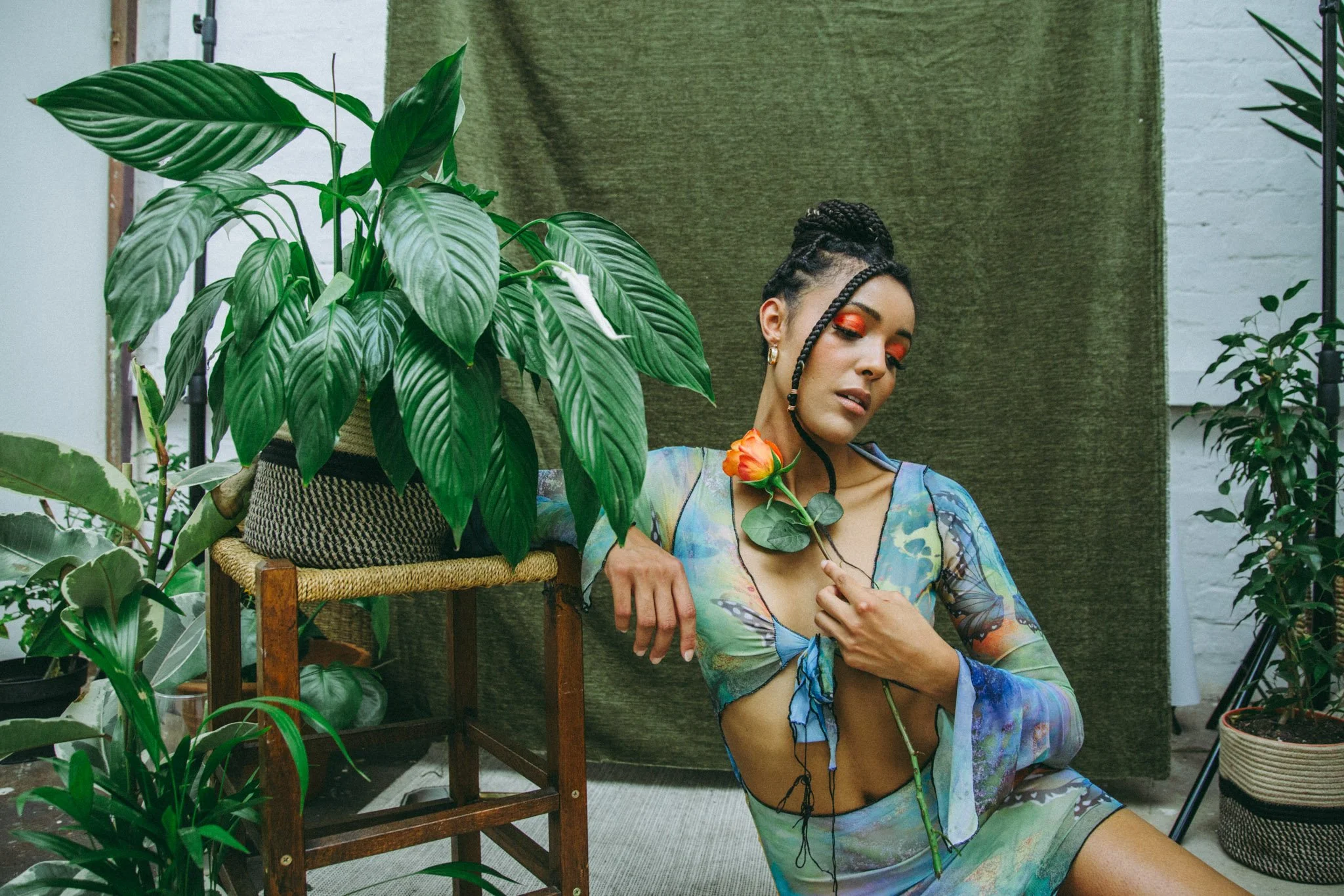 Portrait of singer Danniella Dee in Birmingham