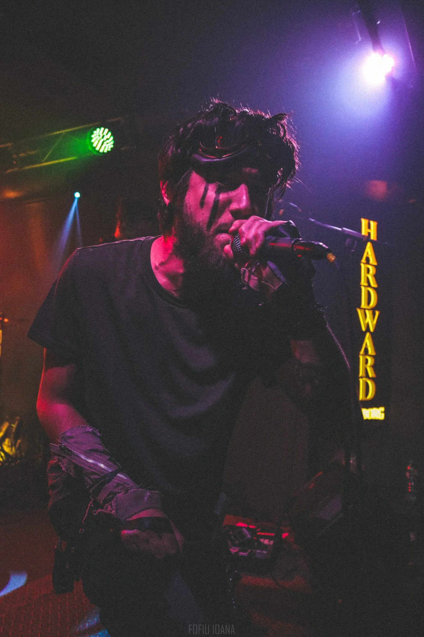 High status singer live on stage, at Hardward, Cluj-Napoca