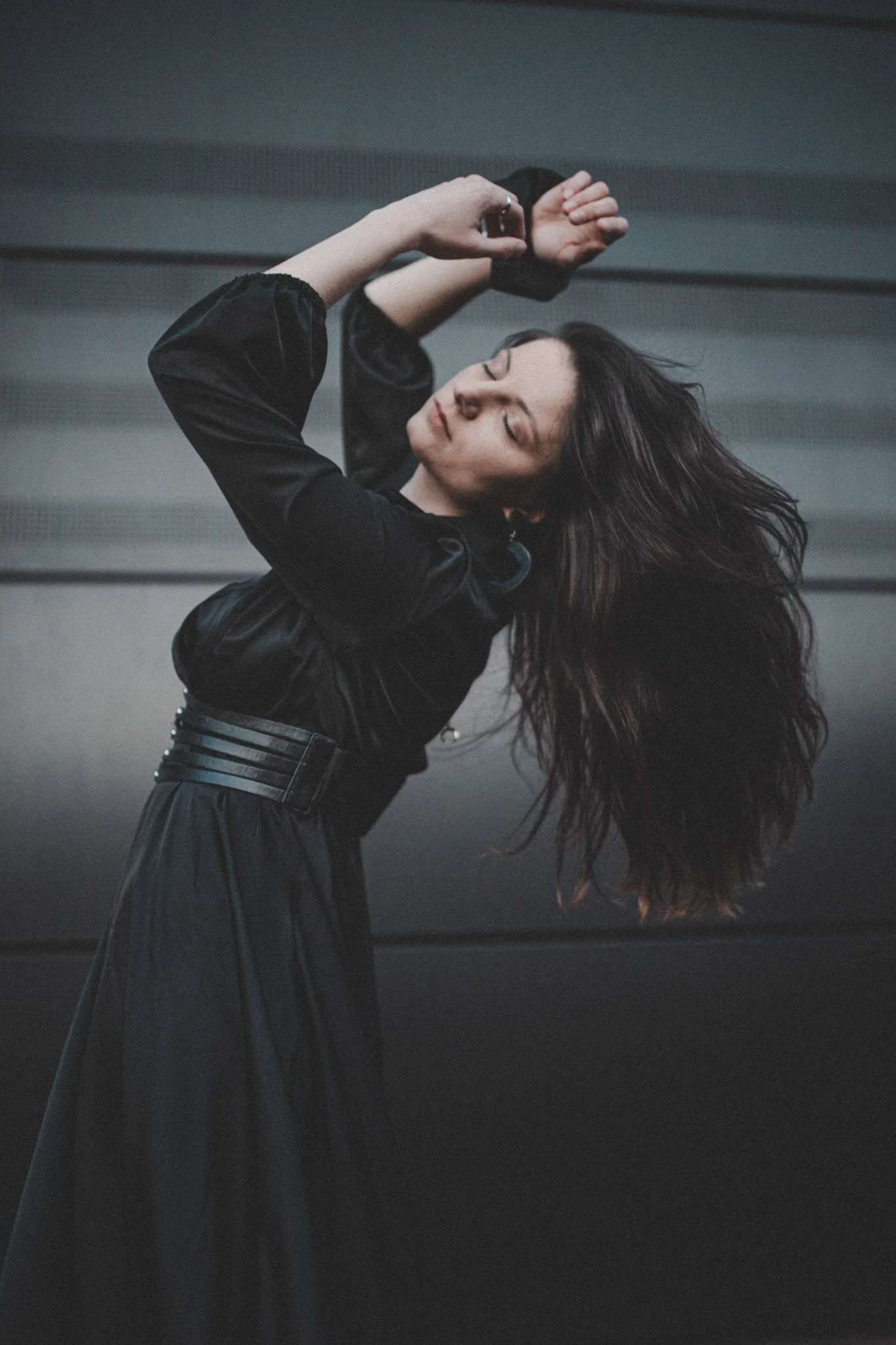 Model photographed for Lunaticusse product photography sessions