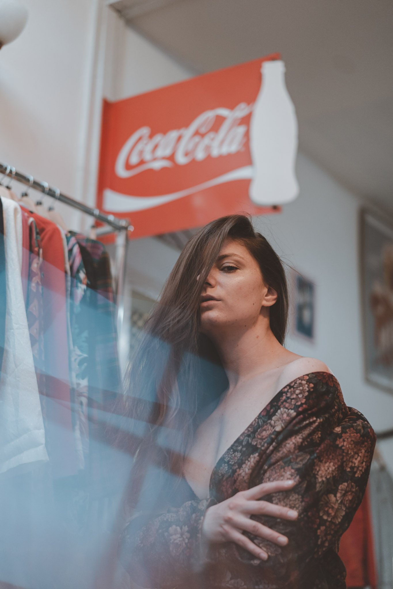 Photoshoot at Milk Vintage clothing store, Coventry West Midlands