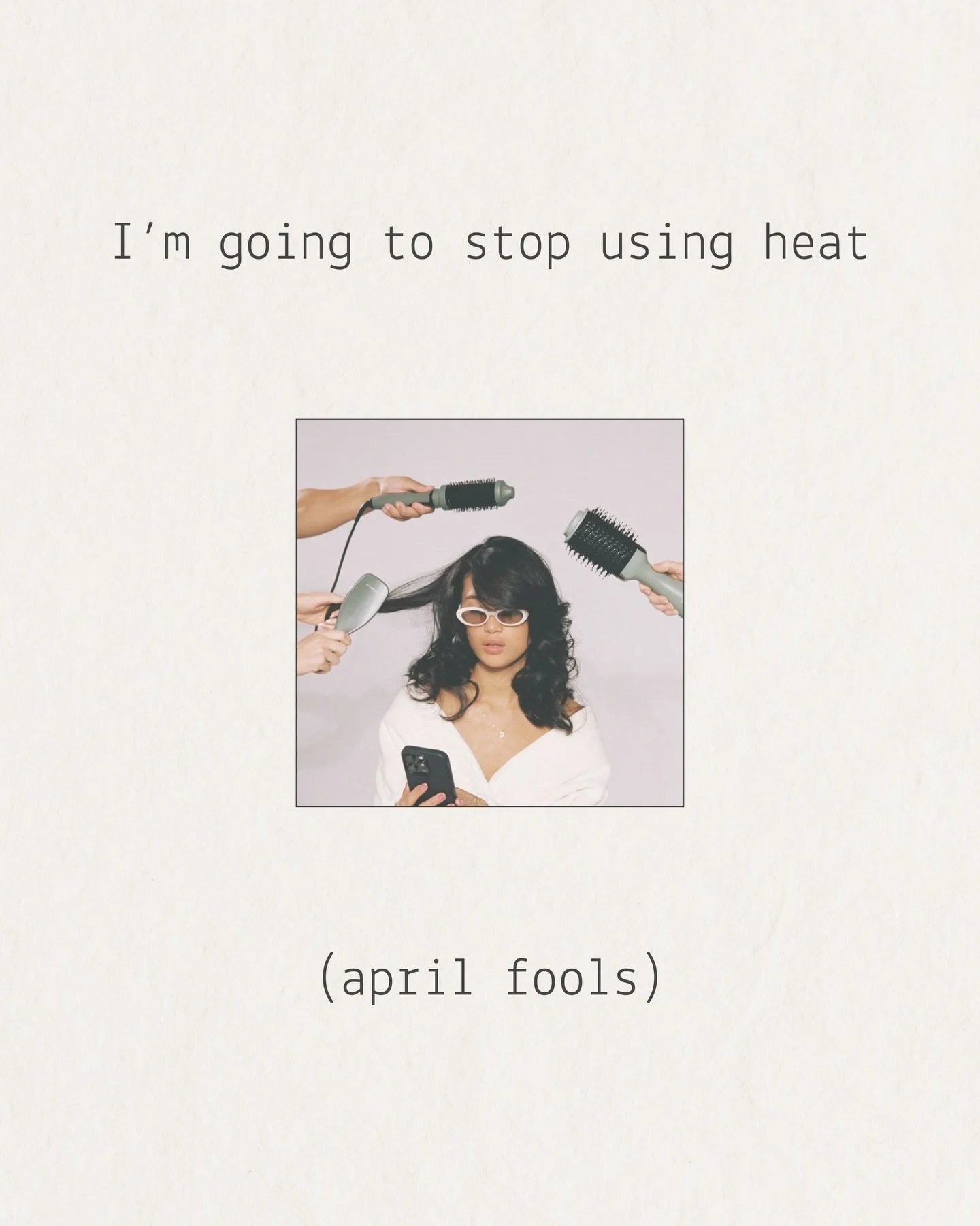 All jokes. All love. 

Happy April fools 🤍