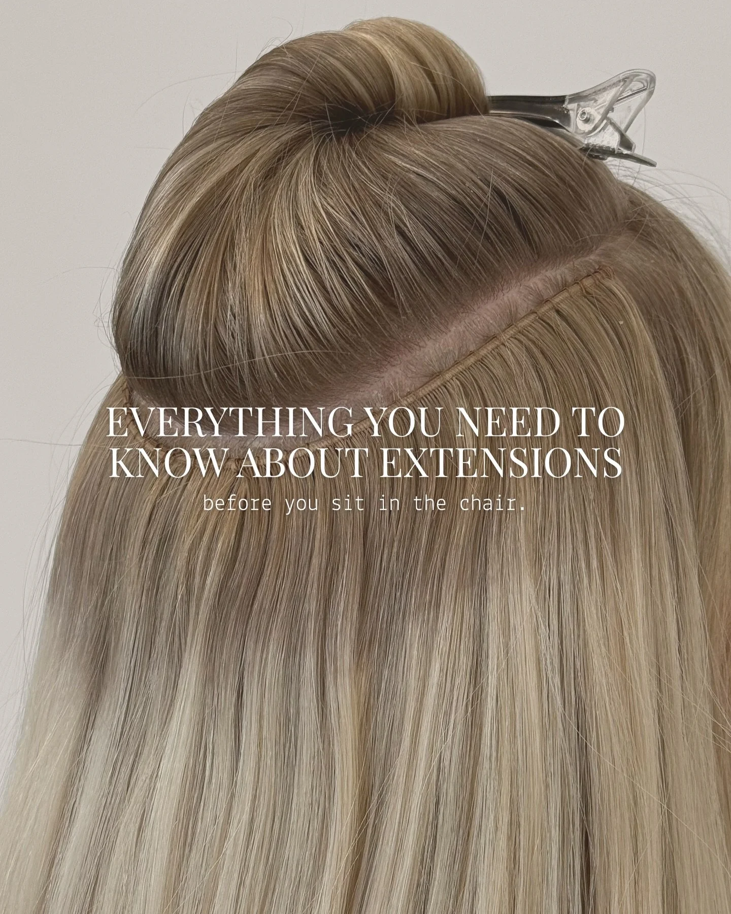 Extensions are one of the most asked-about services we offer and one of the most misunderstood. 

We believe you deserve honest answers before you ever book 💌 

Swipe through to learn what the process looks like, what method might be right for you, 