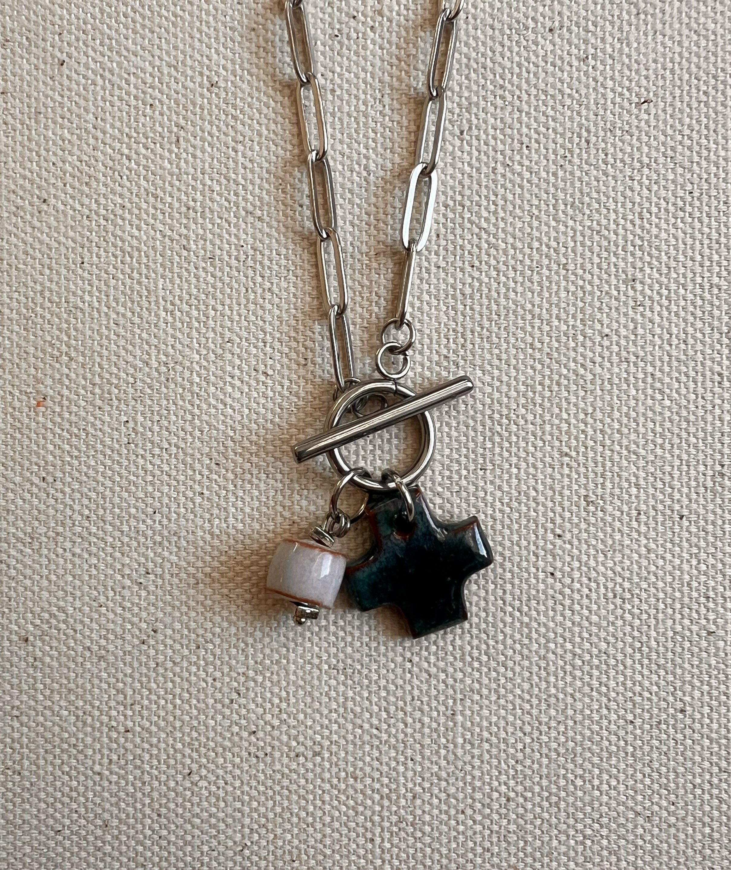Toggle Charm Necklace